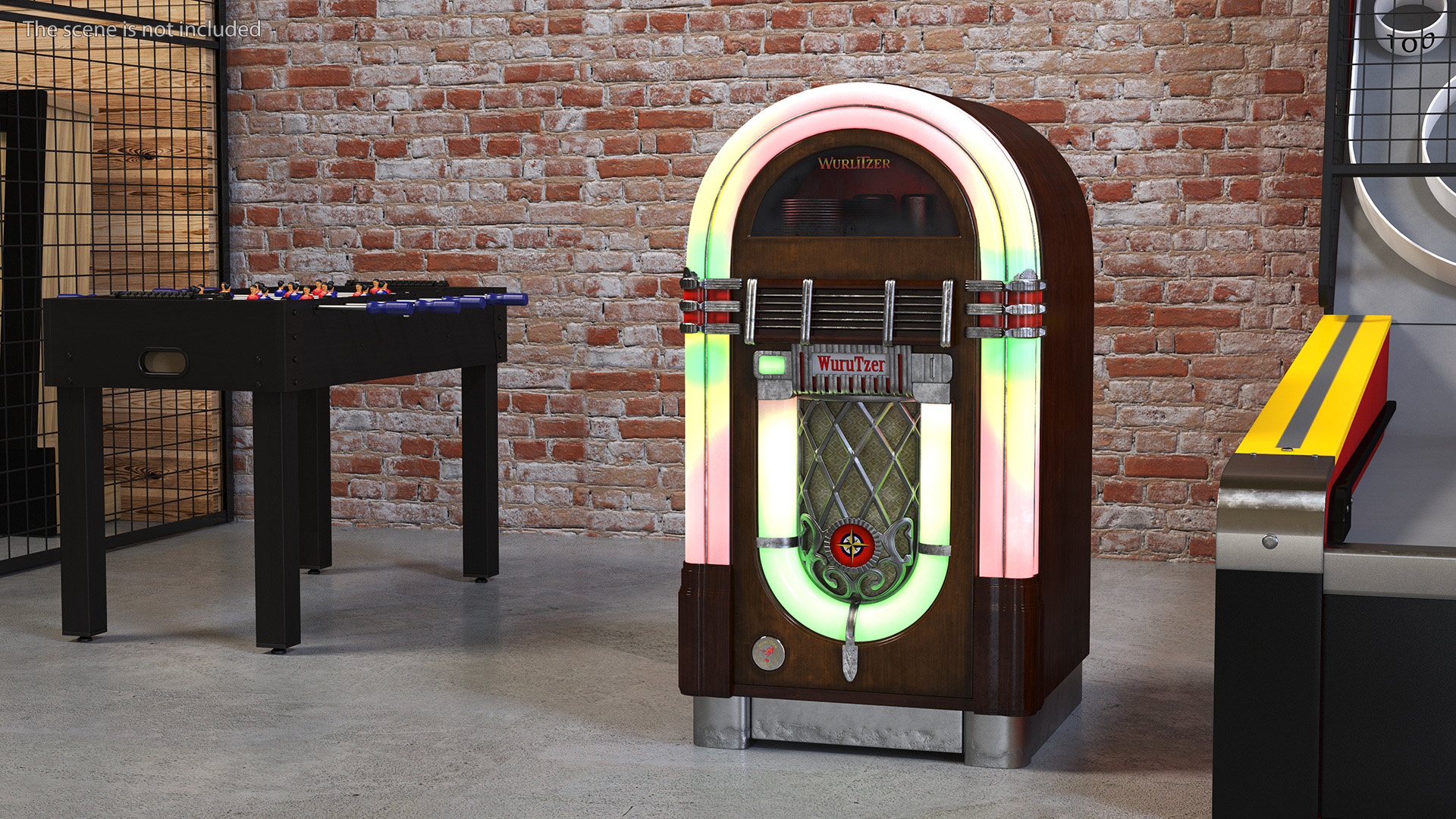 American Vintage Jukebox Wurlitzer 3D model