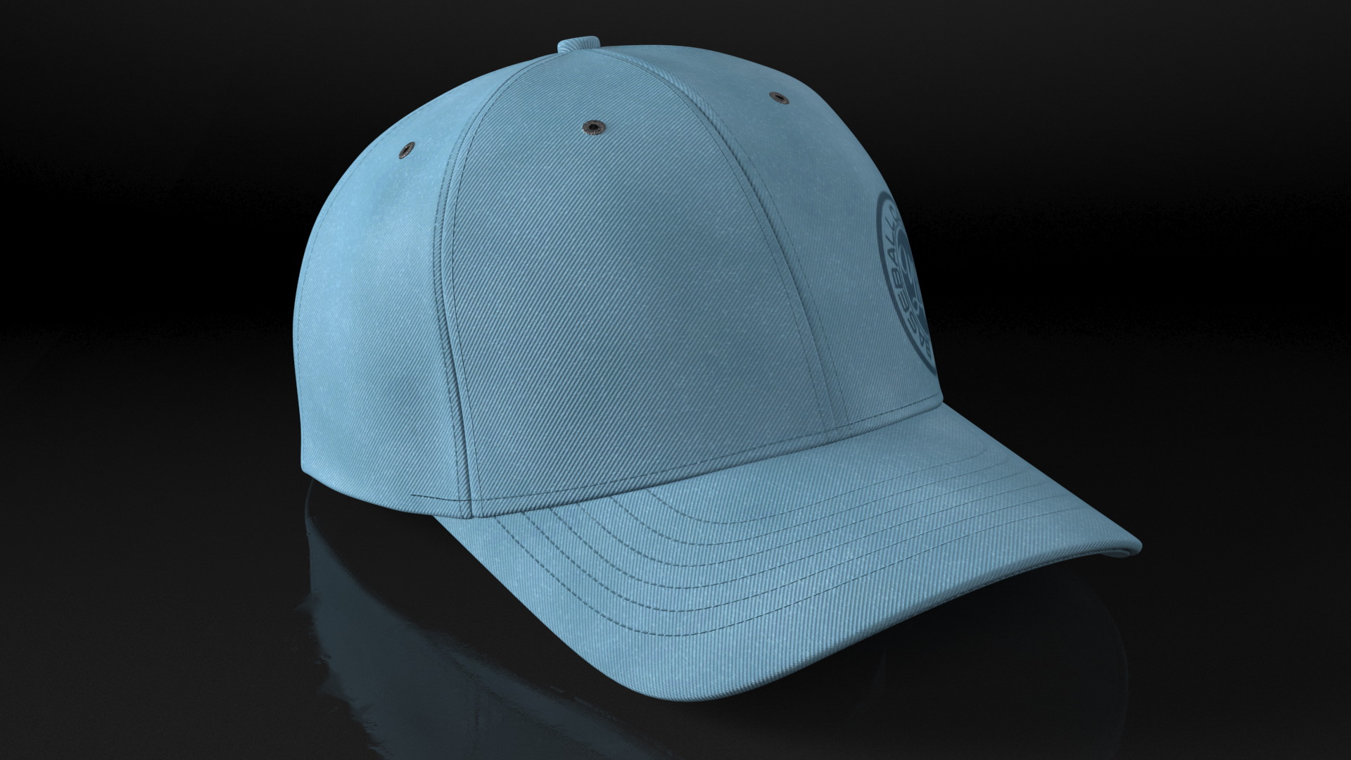 Cap Your Brand Blue 3D model