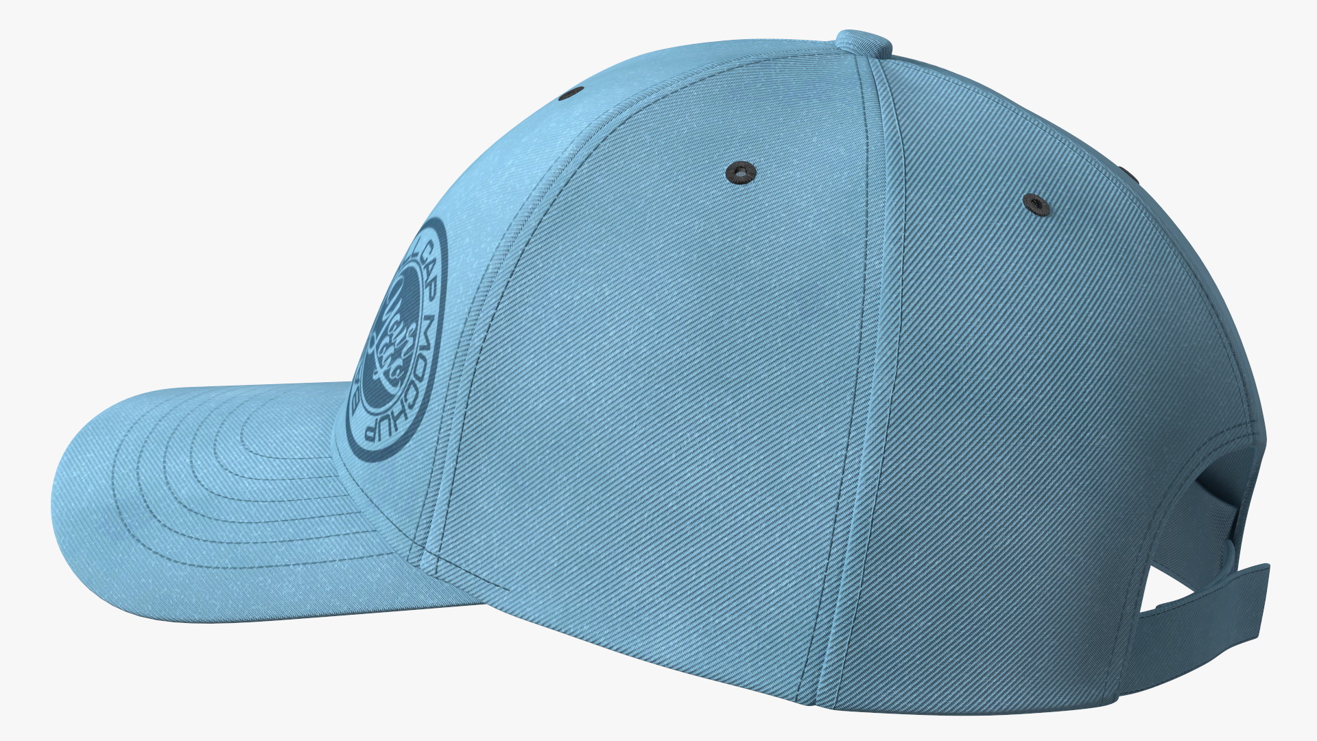 Cap Your Brand Blue 3D model