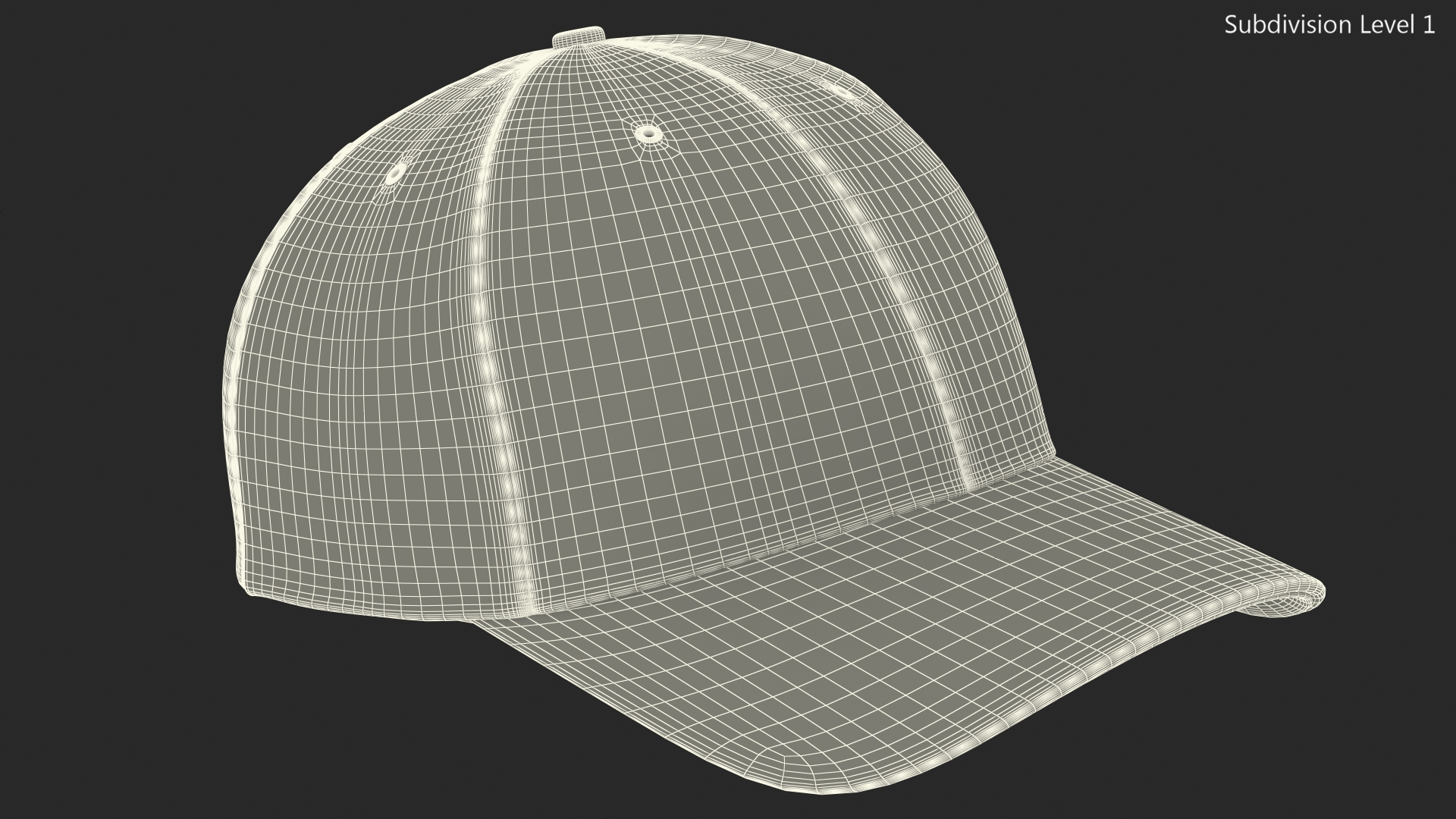 Cap Your Brand Blue 3D model