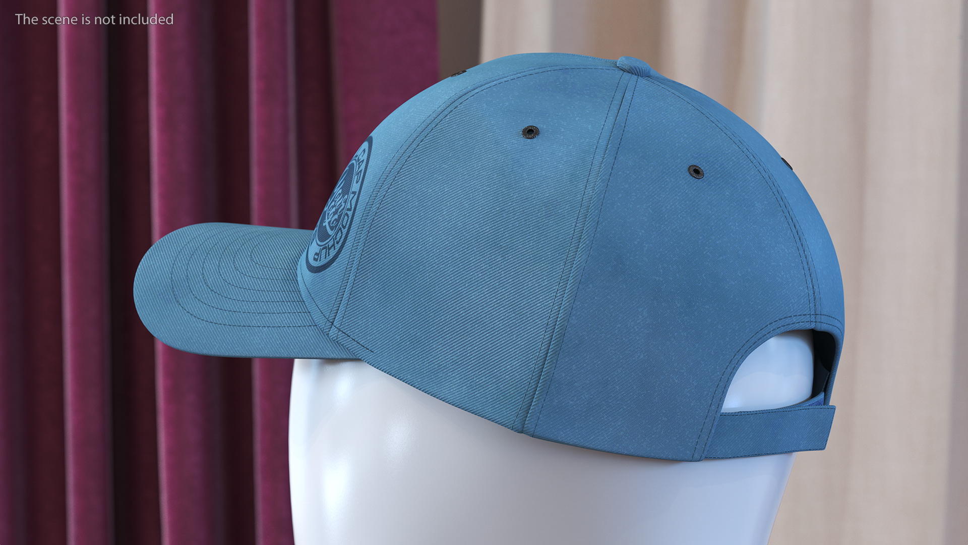 Cap Your Brand Blue 3D model