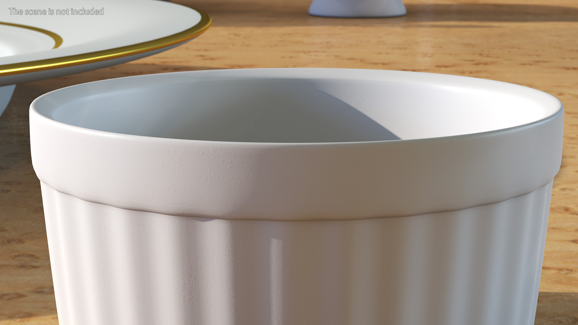 3D Gravy Boat White