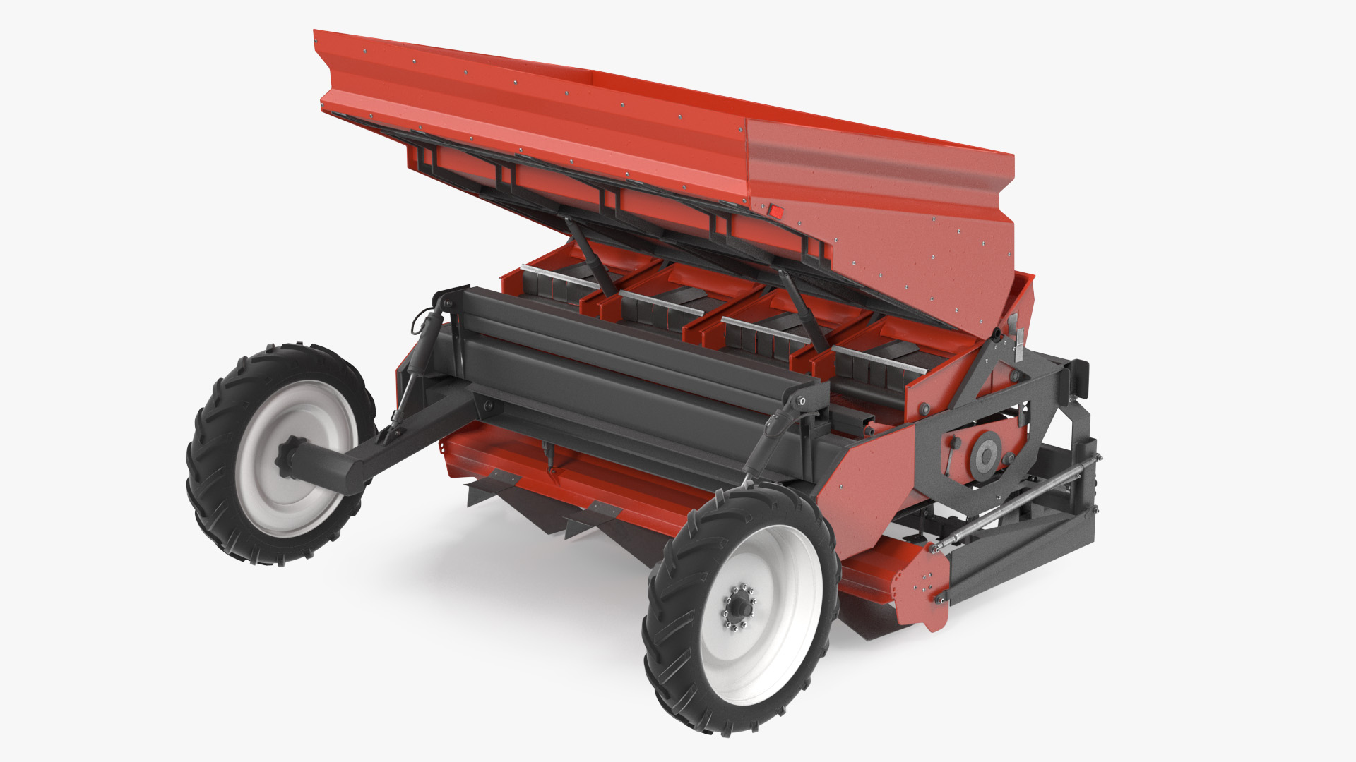 3D Potato Planter Red model