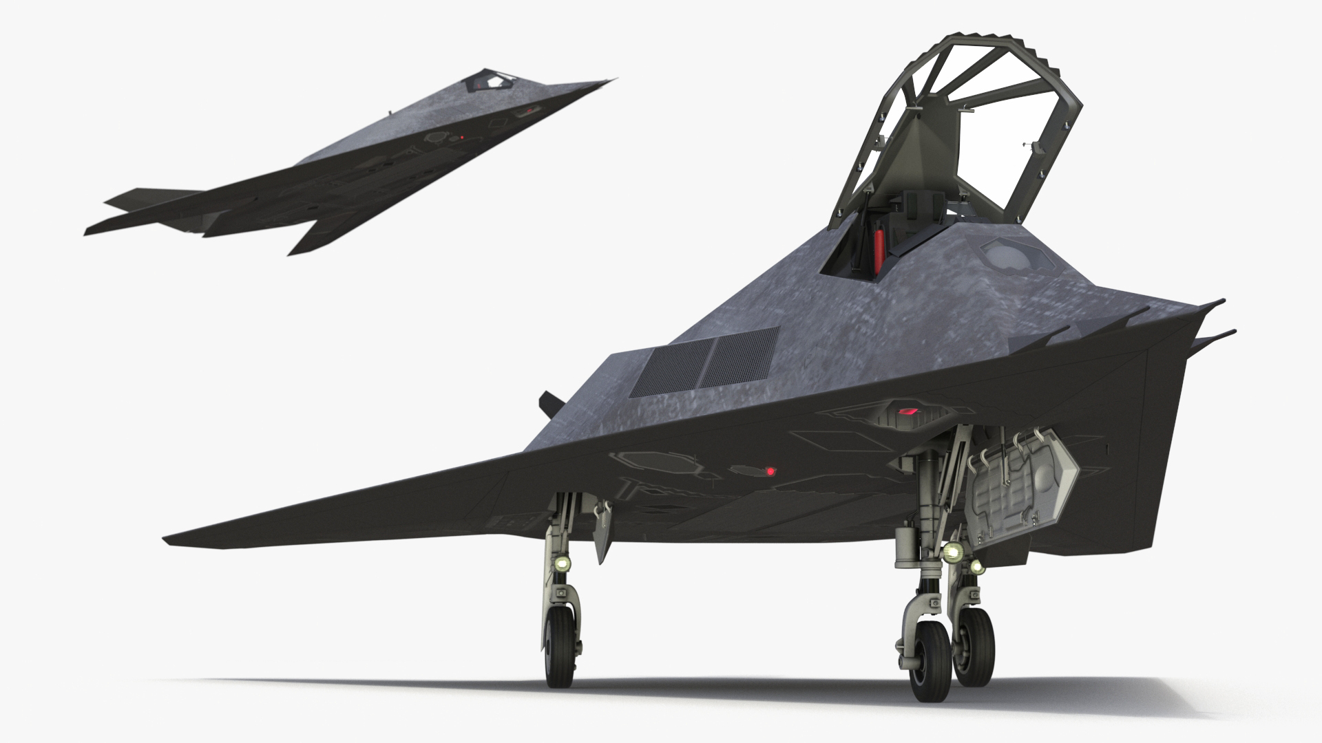 3D Combat Stealth Fighter Jet Rigged model