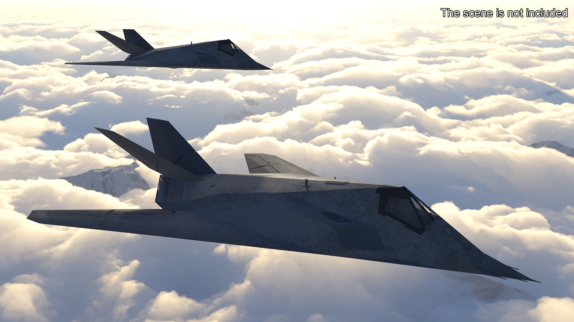 3D Combat Stealth Fighter Jet Rigged model