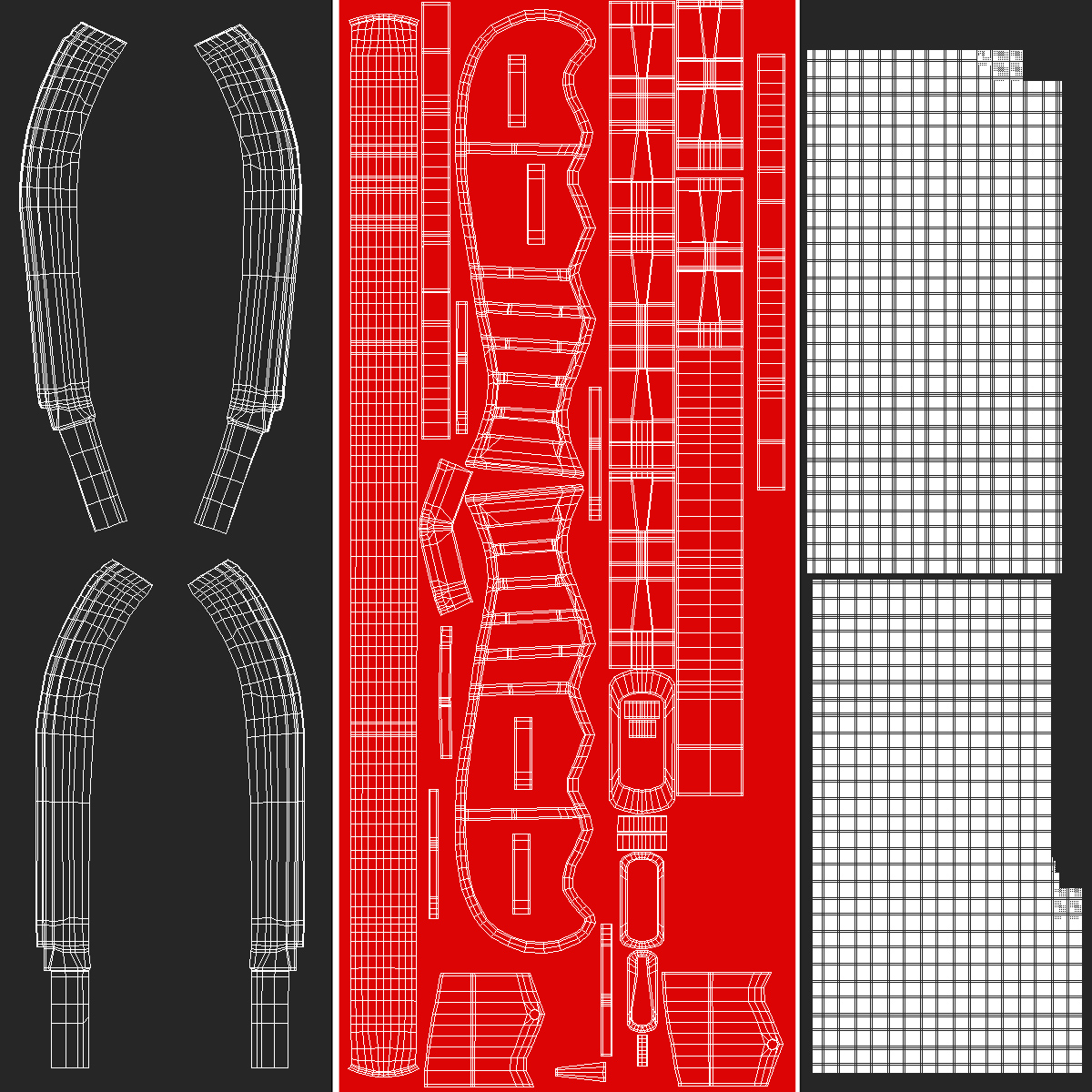 3D Steel Wire Brush with Plastic Handle