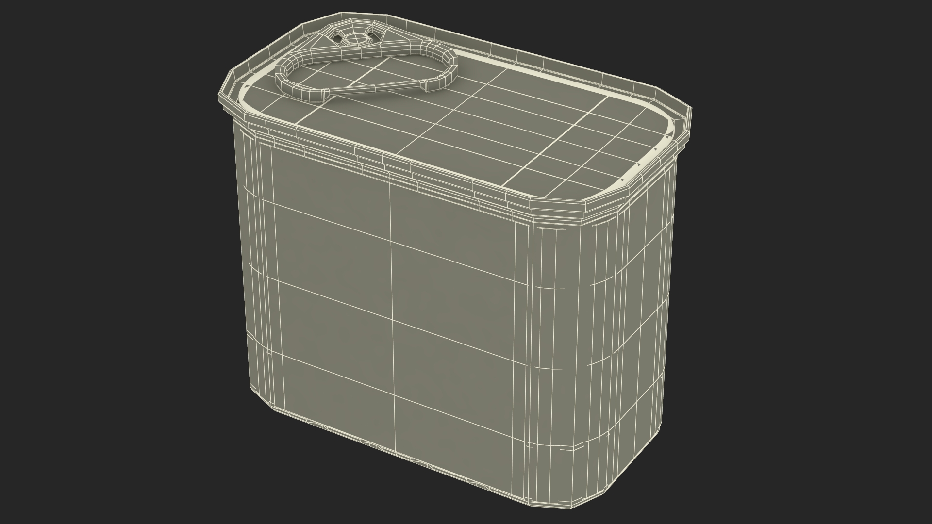 3D Spam Canned Food Closed model