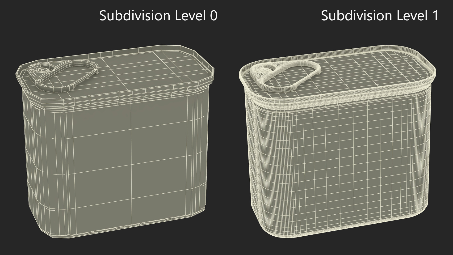 3D Spam Canned Food Closed model