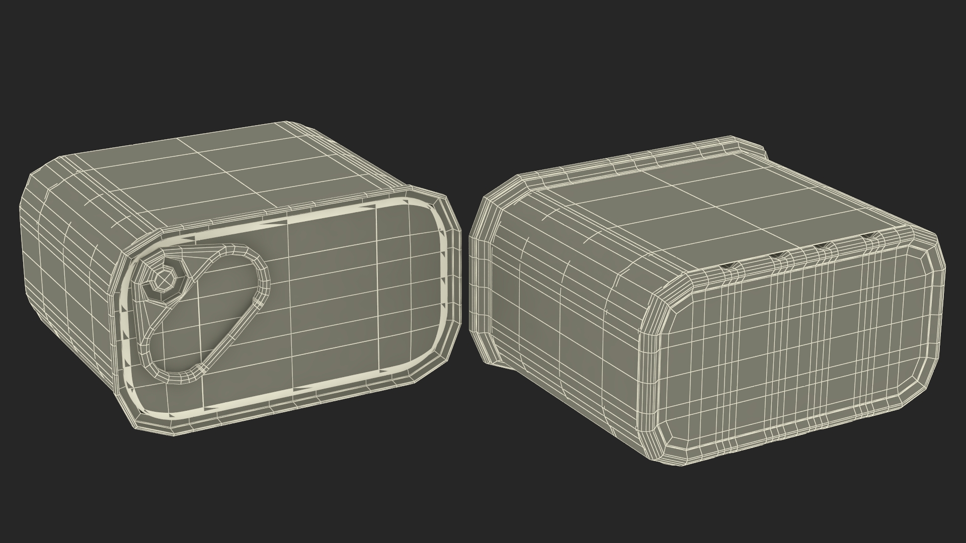 3D Spam Canned Food Closed model