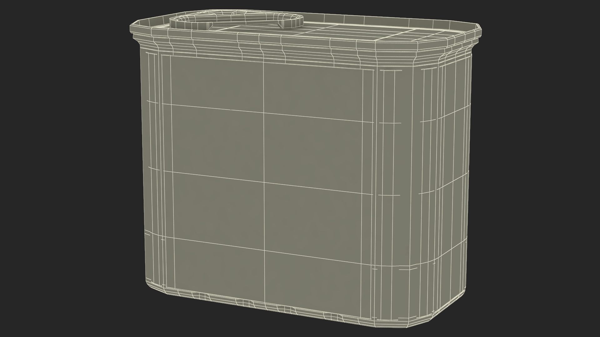 3D Spam Canned Food Closed model