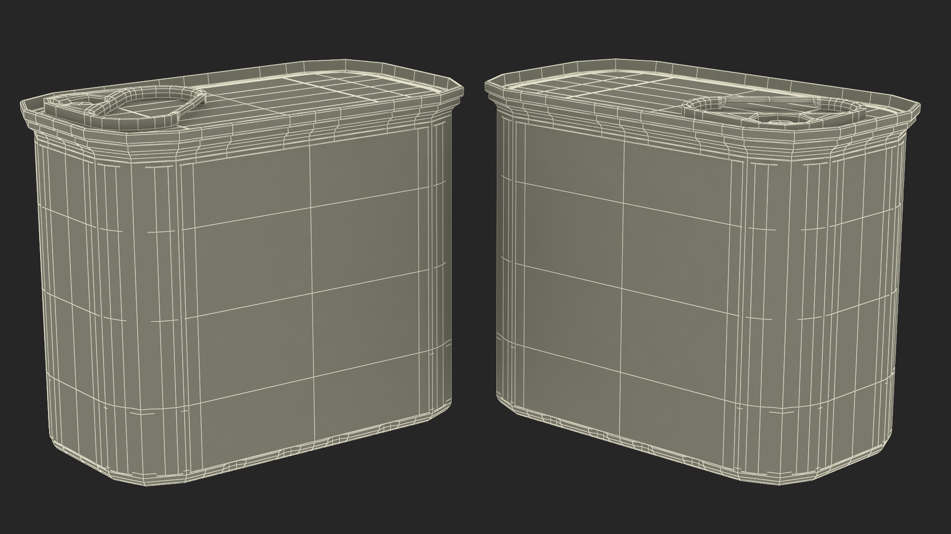 3D Spam Canned Food Closed model