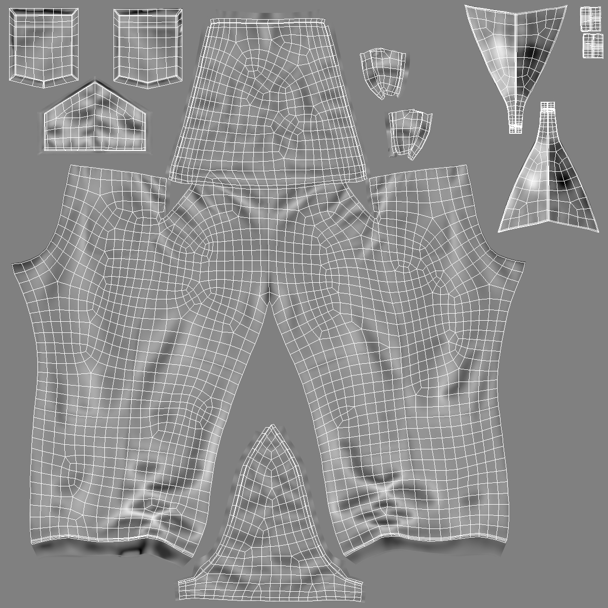 3D model Overalls