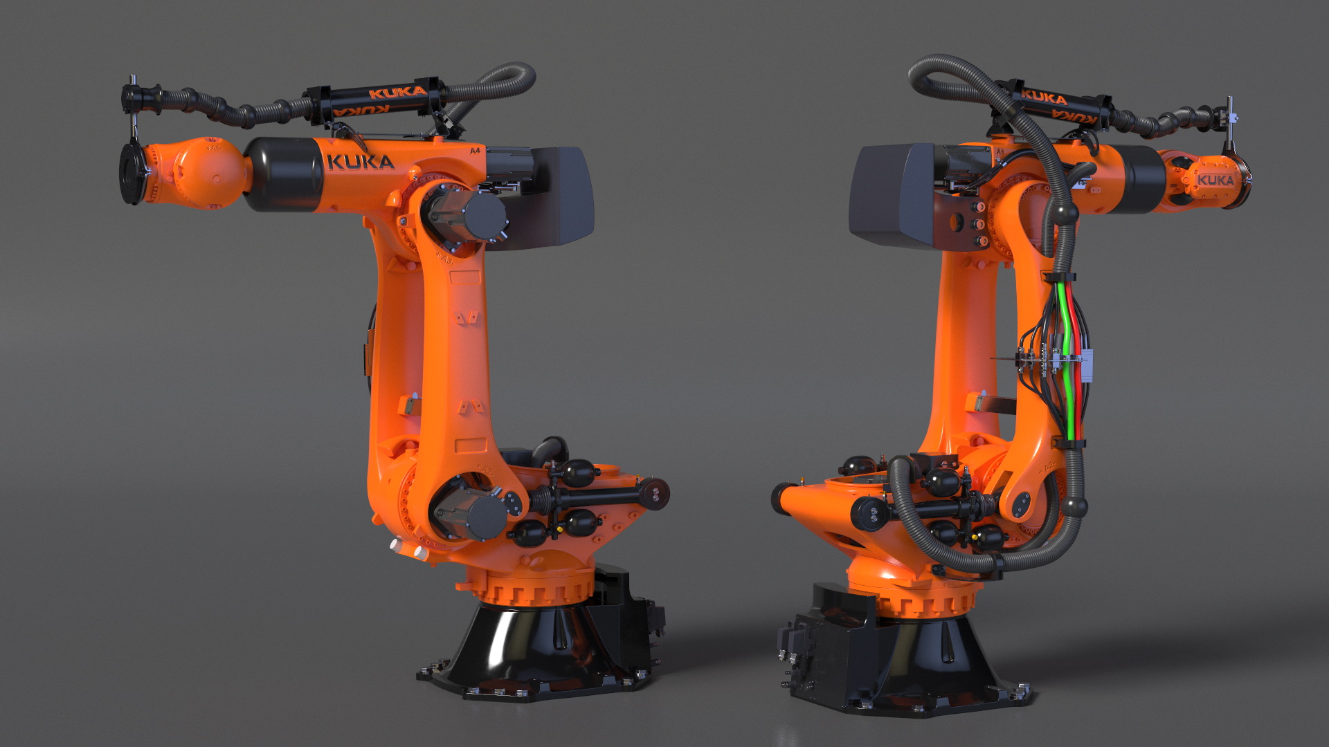 3D model Ultra Robot Arm KUKA KR FORTEC