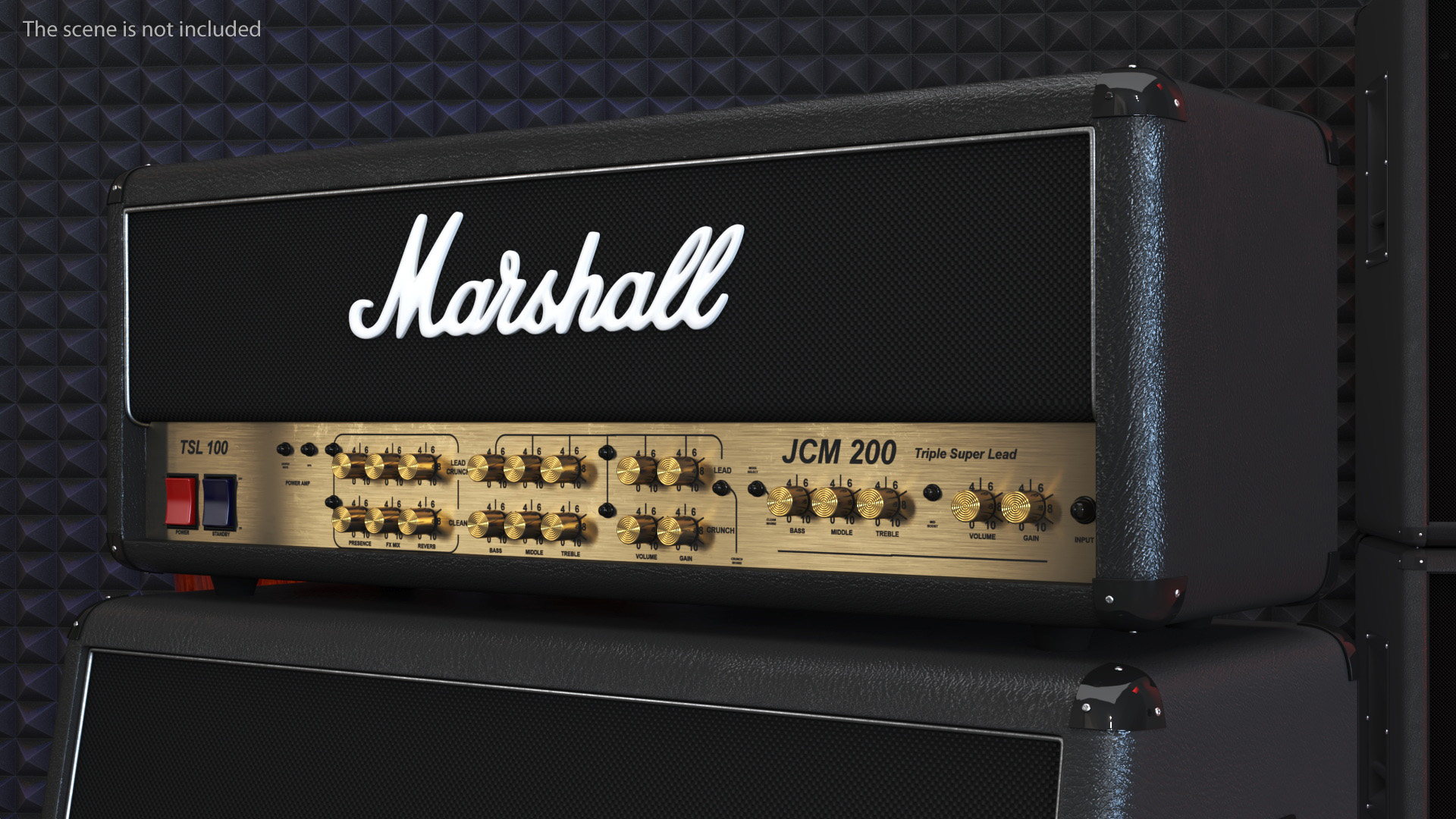 3D model Marshall Guitar Amplifier