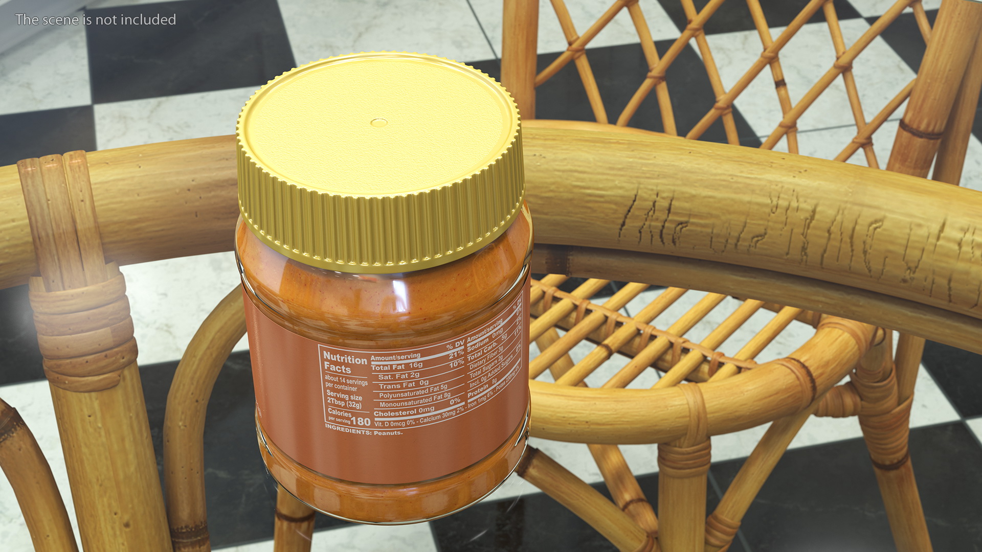 3D Cashew Butter model