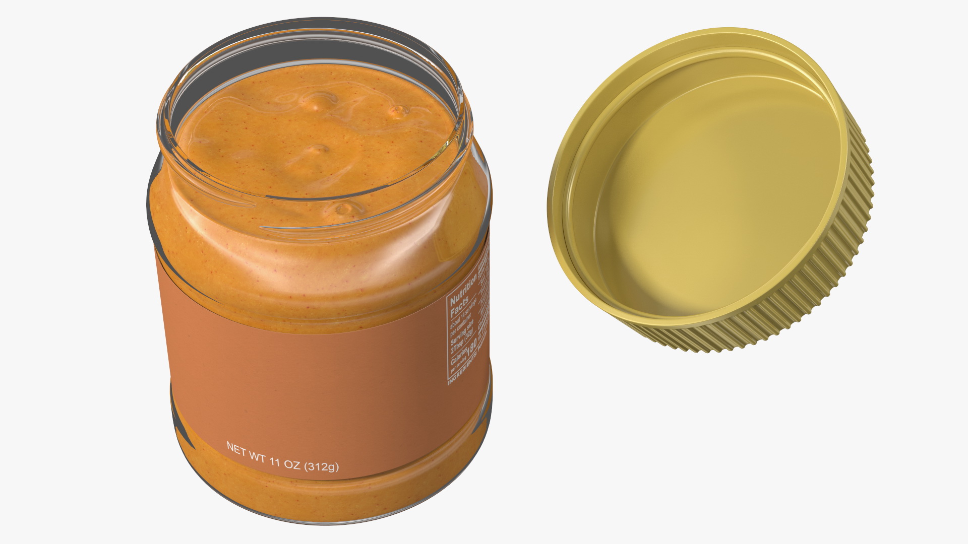 3D Cashew Butter model