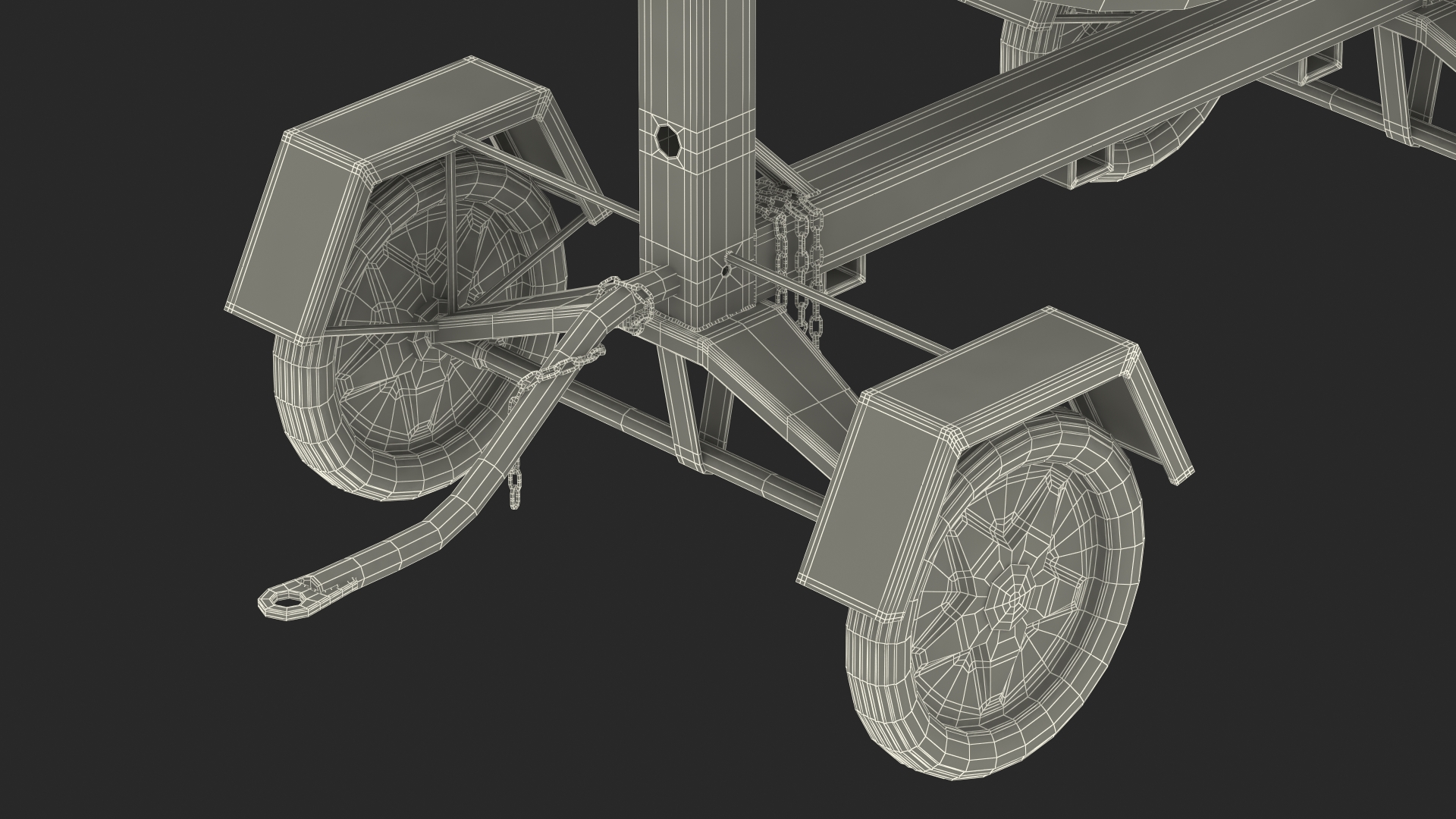 Electric Portable Cement Mixing Machine 3D model