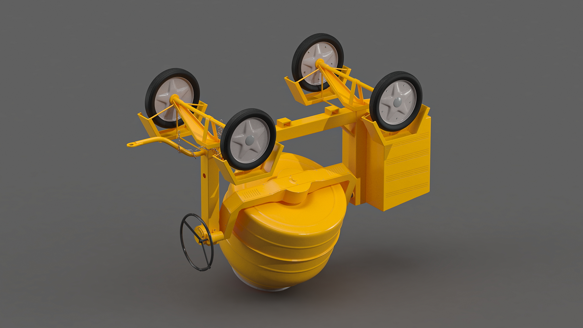 Electric Portable Cement Mixing Machine 3D model