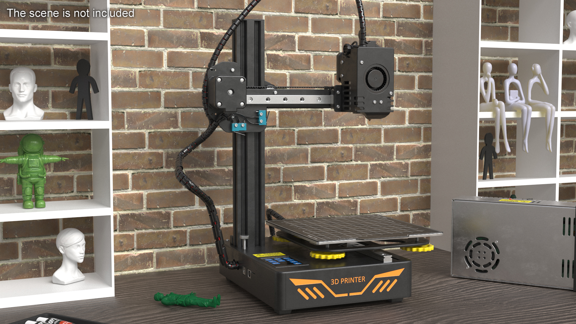 Mini Home 3D Printer Rigged 3D