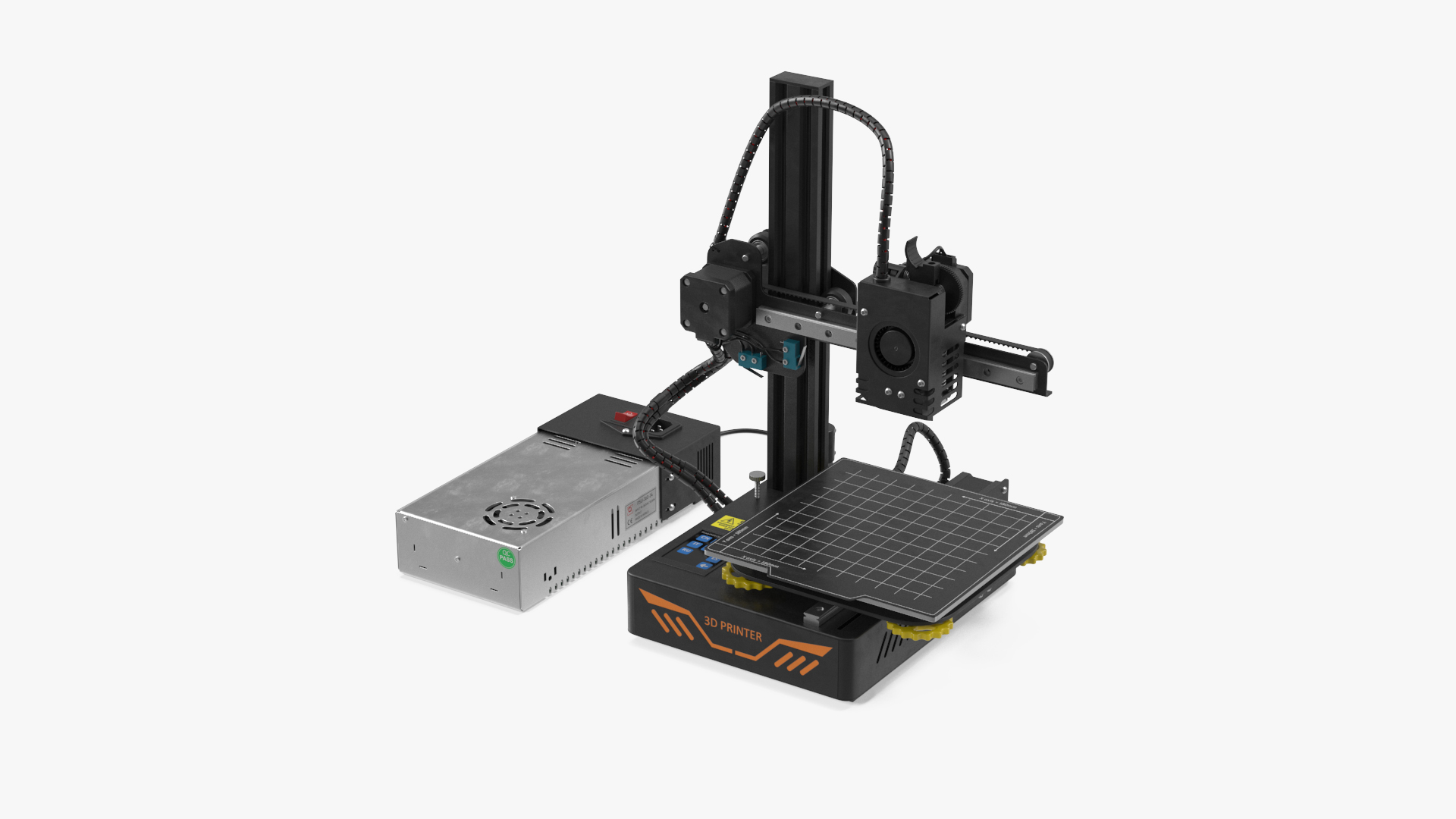 Mini Home 3D Printer Rigged 3D