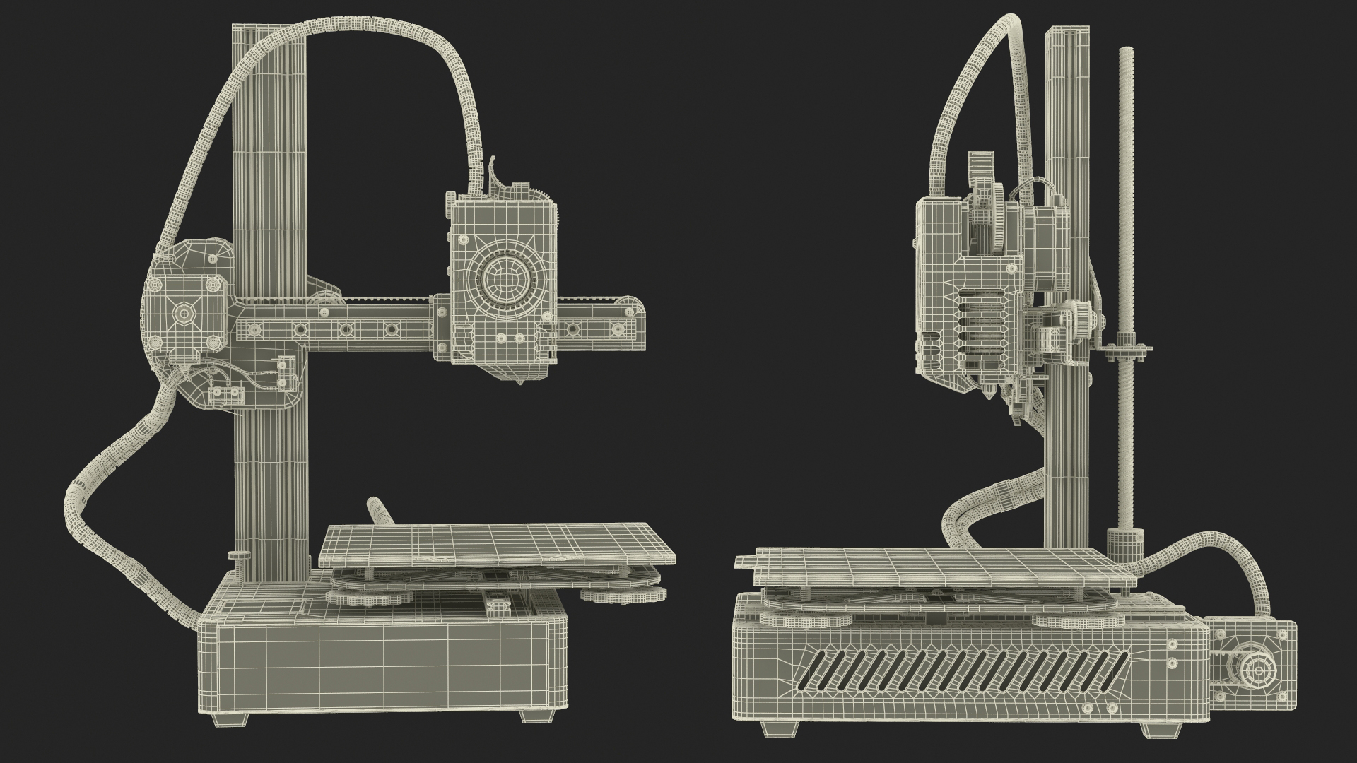 Mini Home 3D Printer Rigged 3D