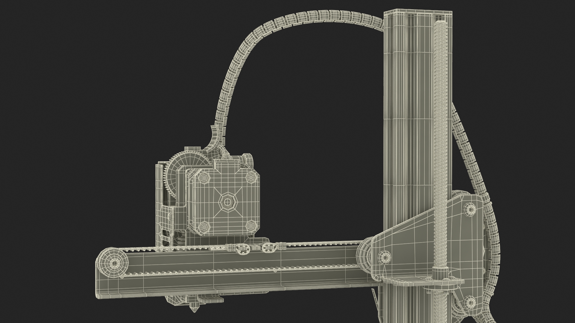 Mini Home 3D Printer Rigged 3D