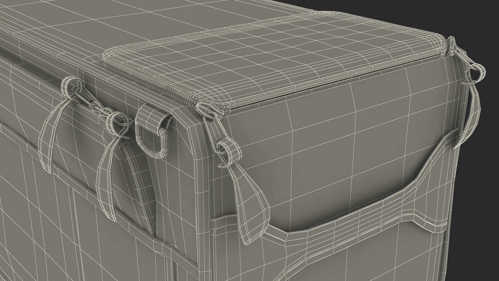 Motorized Suitcase Modobag Rigged for Maya 3D