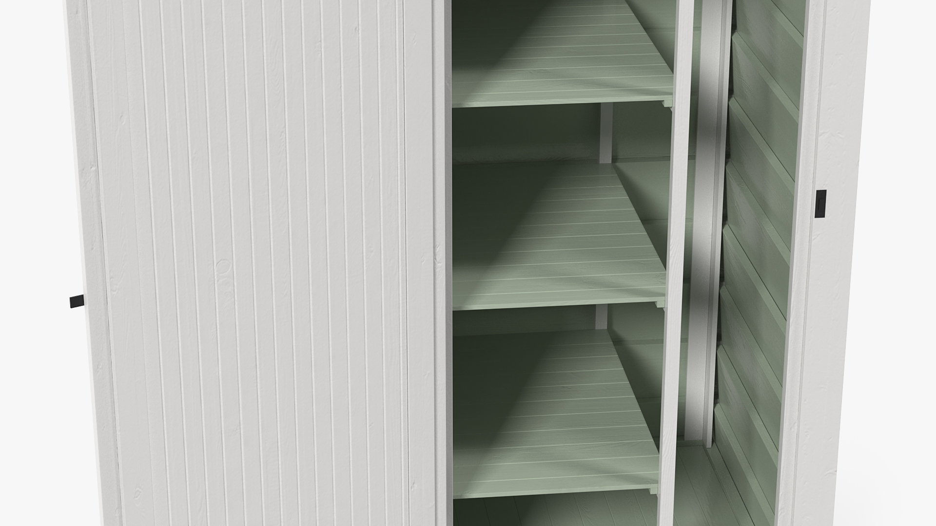 Vertical Utility Shed Tool Storage Unit 3D model