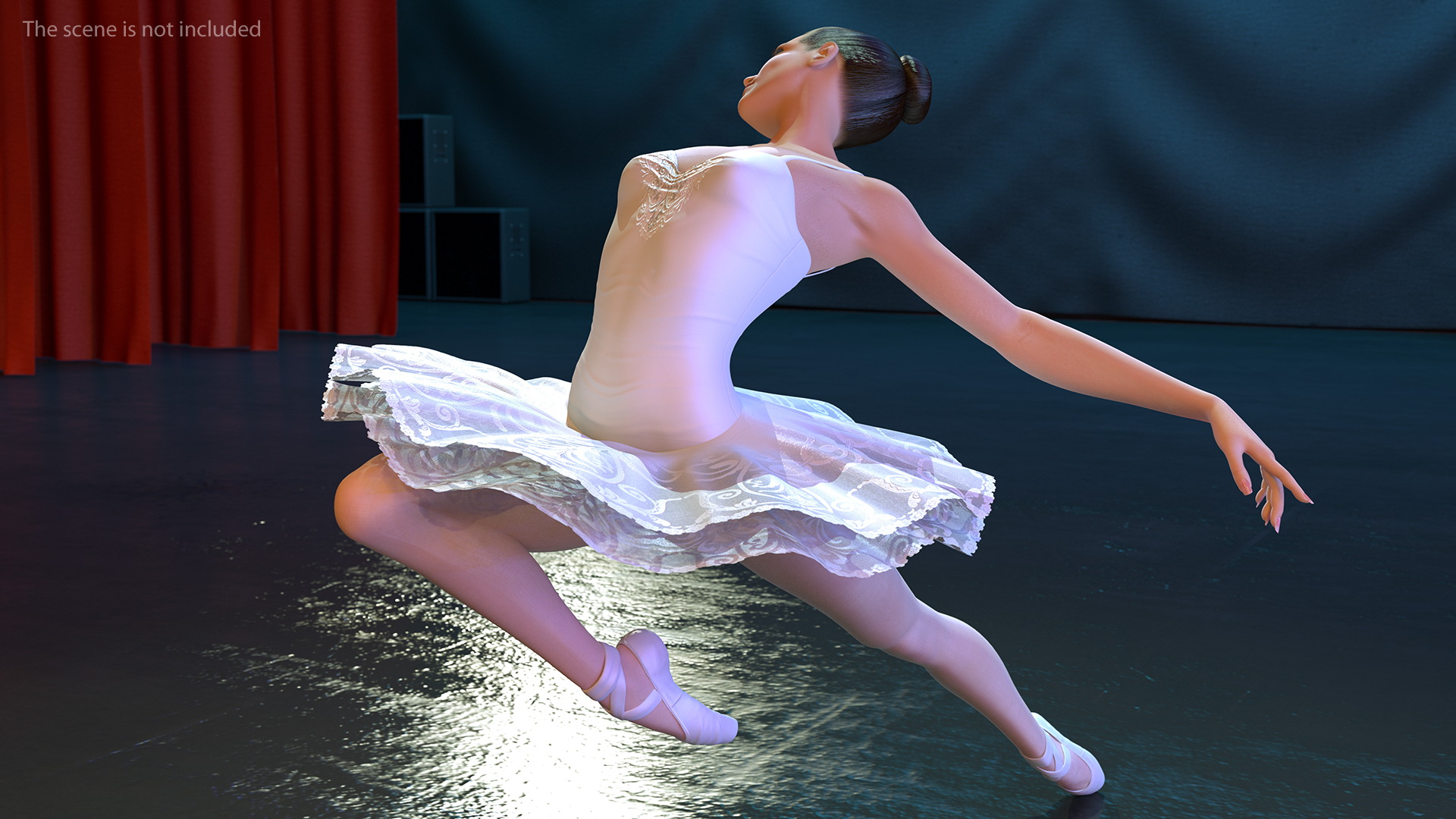 3D Ballet Dancer Ballerina model