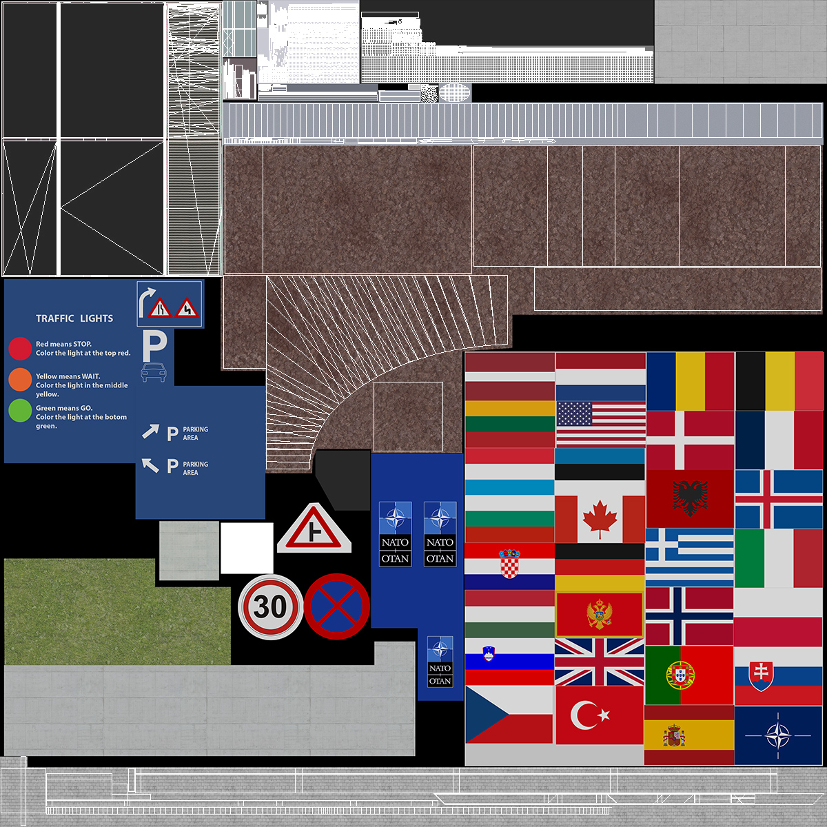 3D NATO Headquarters Building