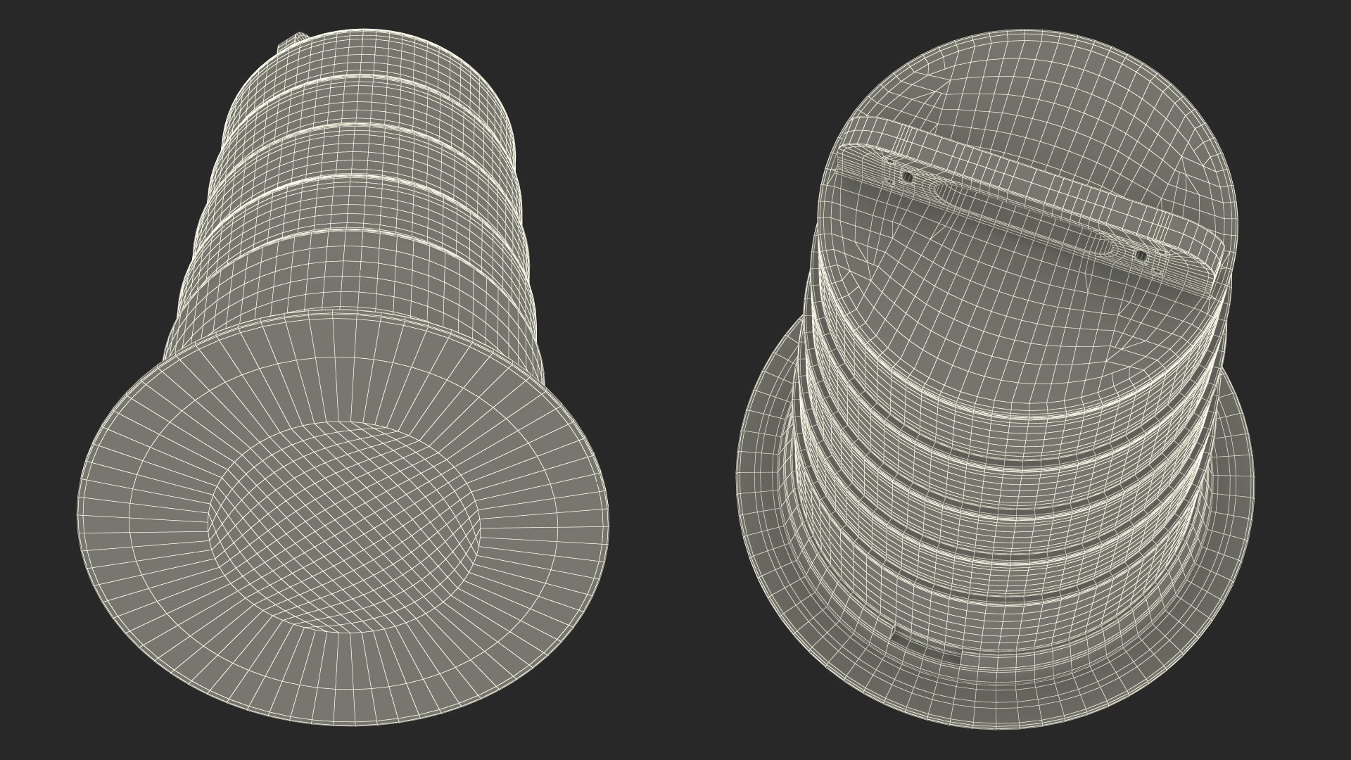 3D model Traffic Safety Barrel with Reflective Stripes