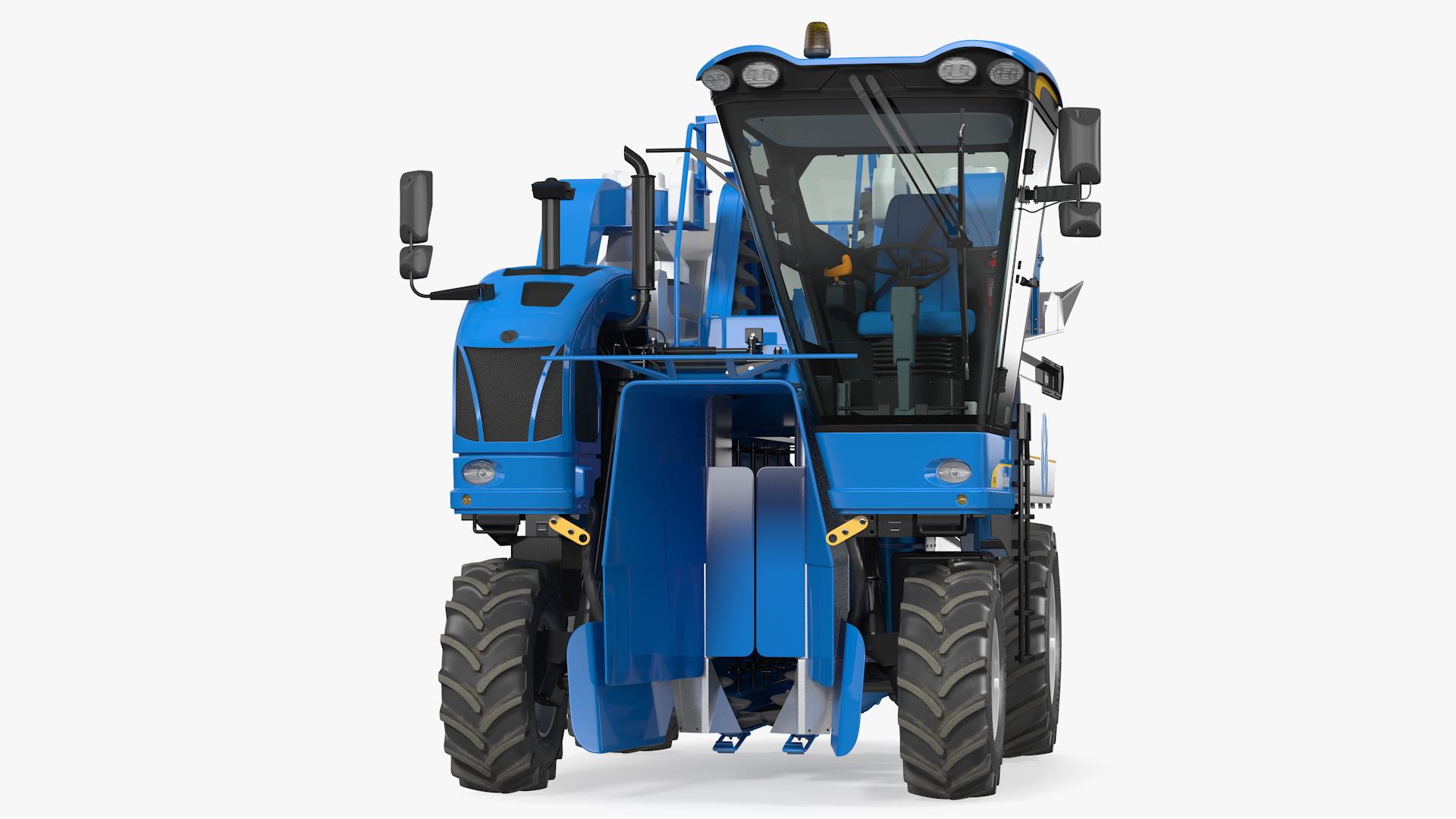 3D New Holland Braud 9090X Olive Harvester Rigged