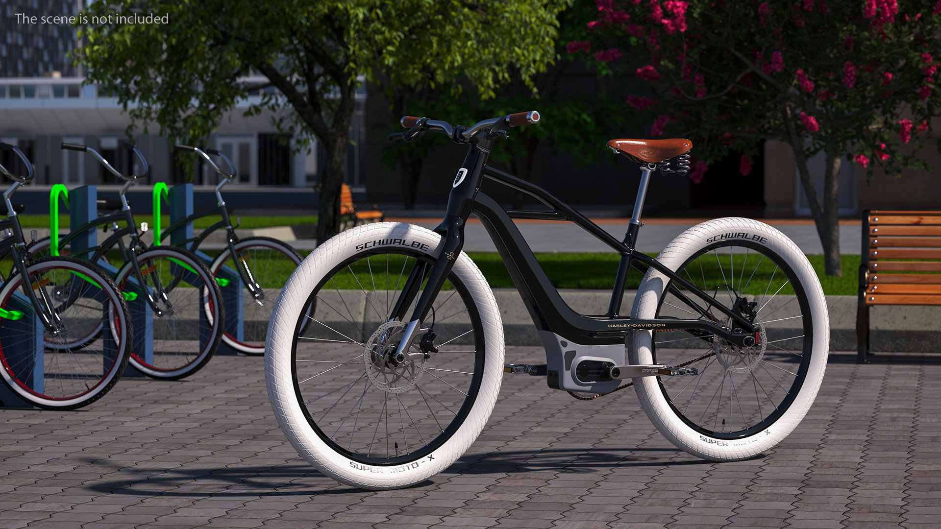 Electric Bike Harley Davidson 3D model