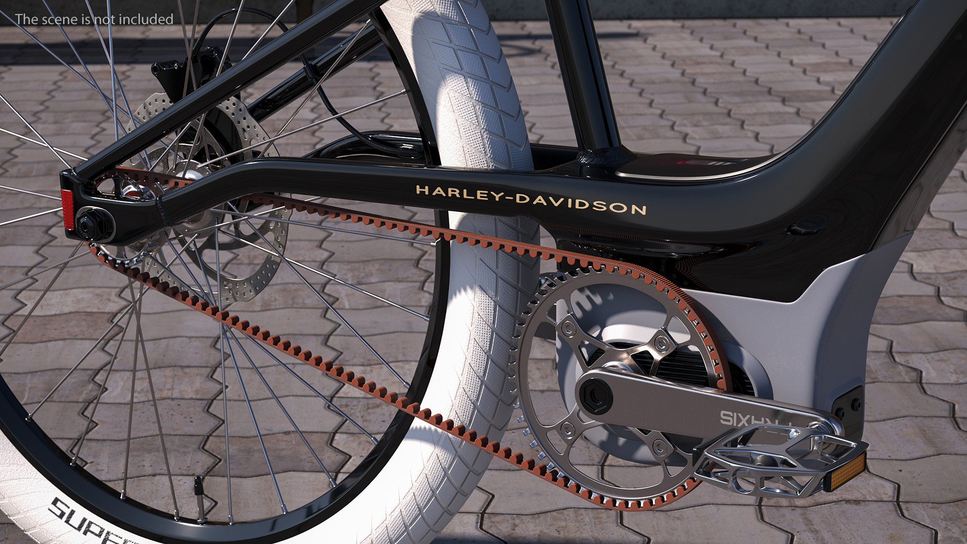 Electric Bike Harley Davidson 3D model