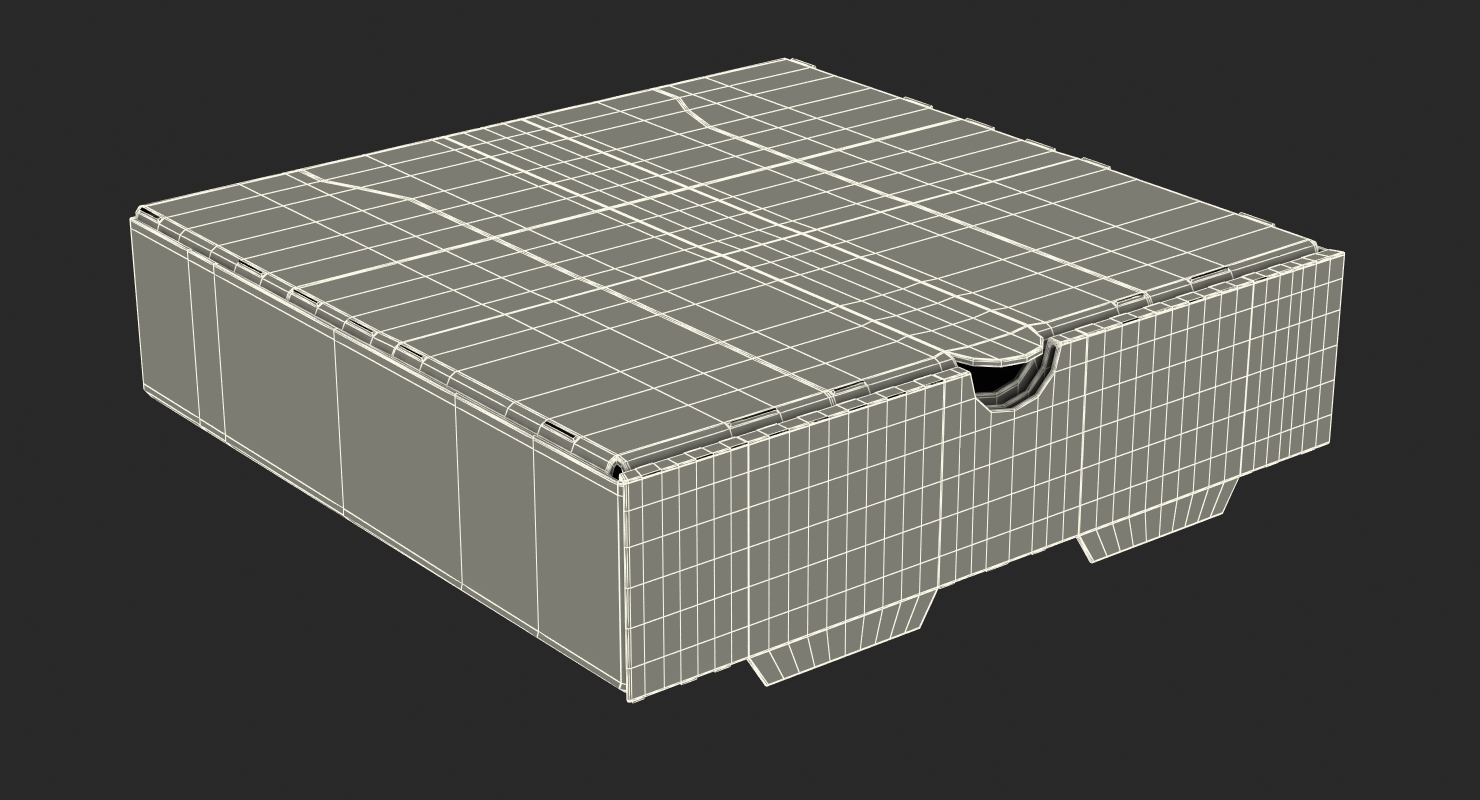 3D model Small Pizza Box