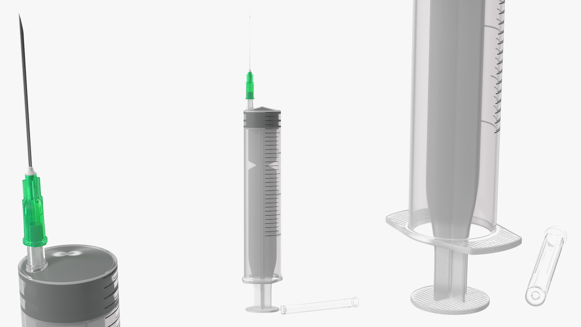 3D model Medical Syringe 30ml