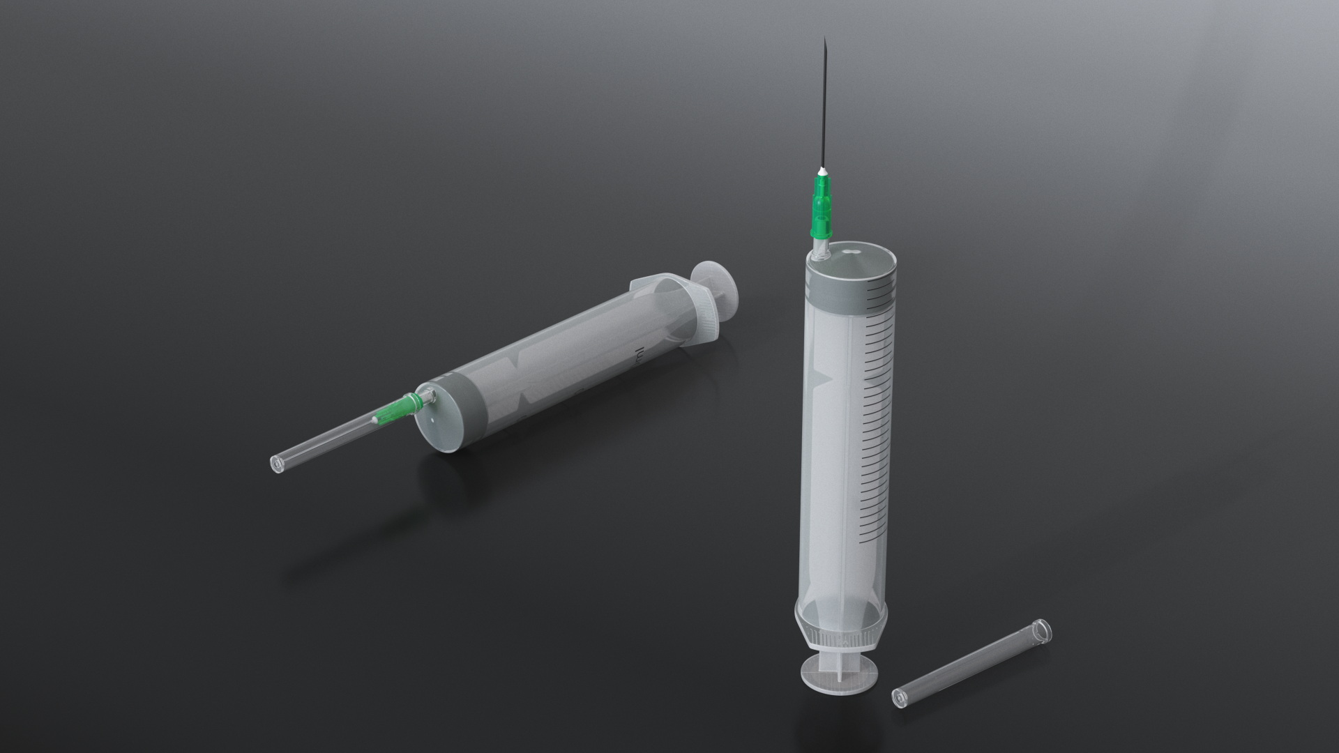 3D model Medical Syringe 30ml