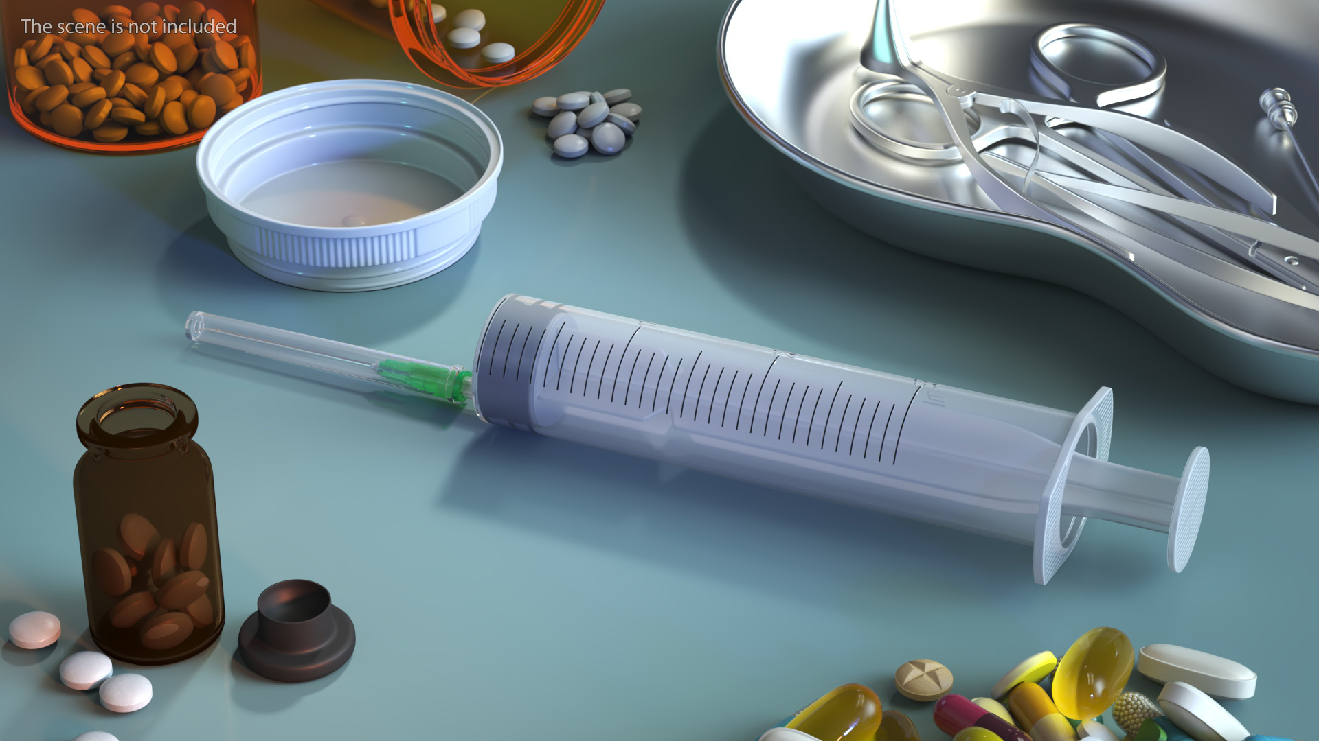 3D model Medical Syringe 30ml