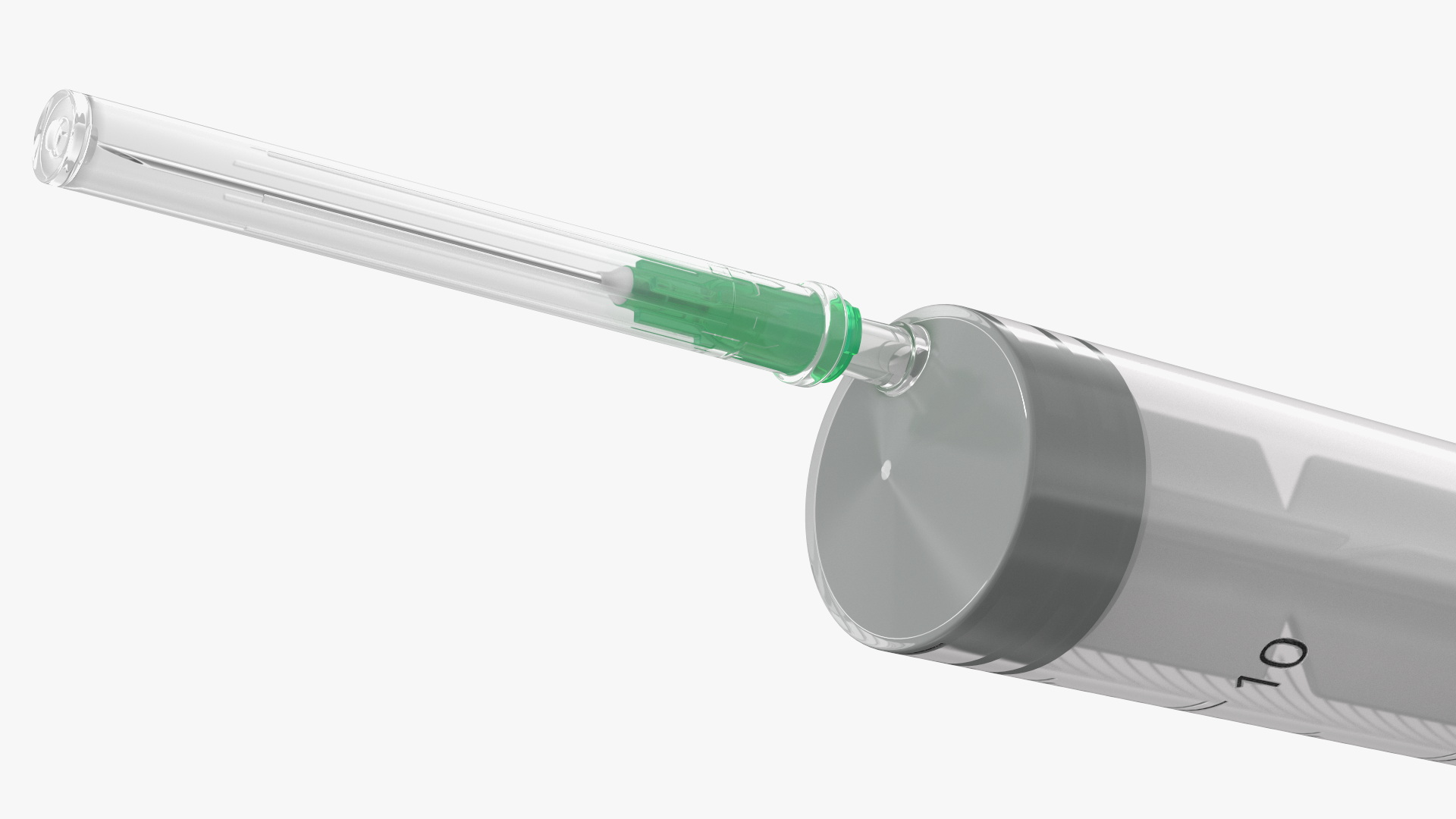 3D model Medical Syringe 30ml