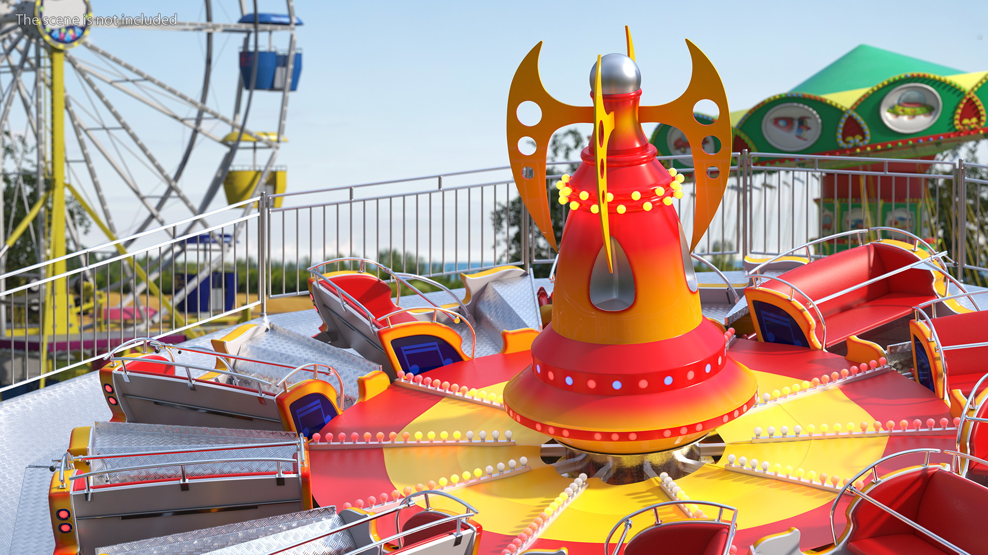 3D model Flat Ride Attraction