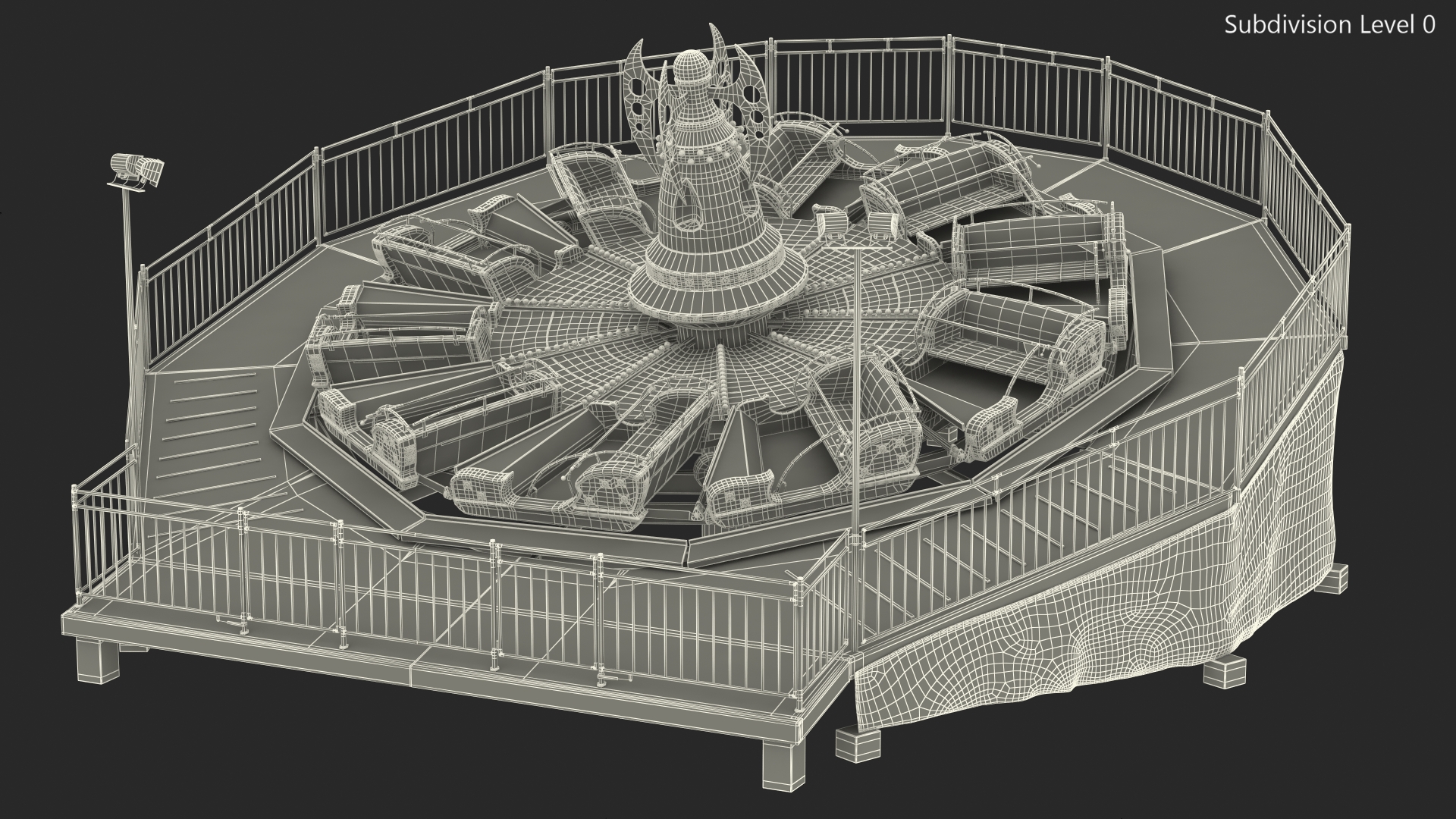 3D model Flat Ride Attraction