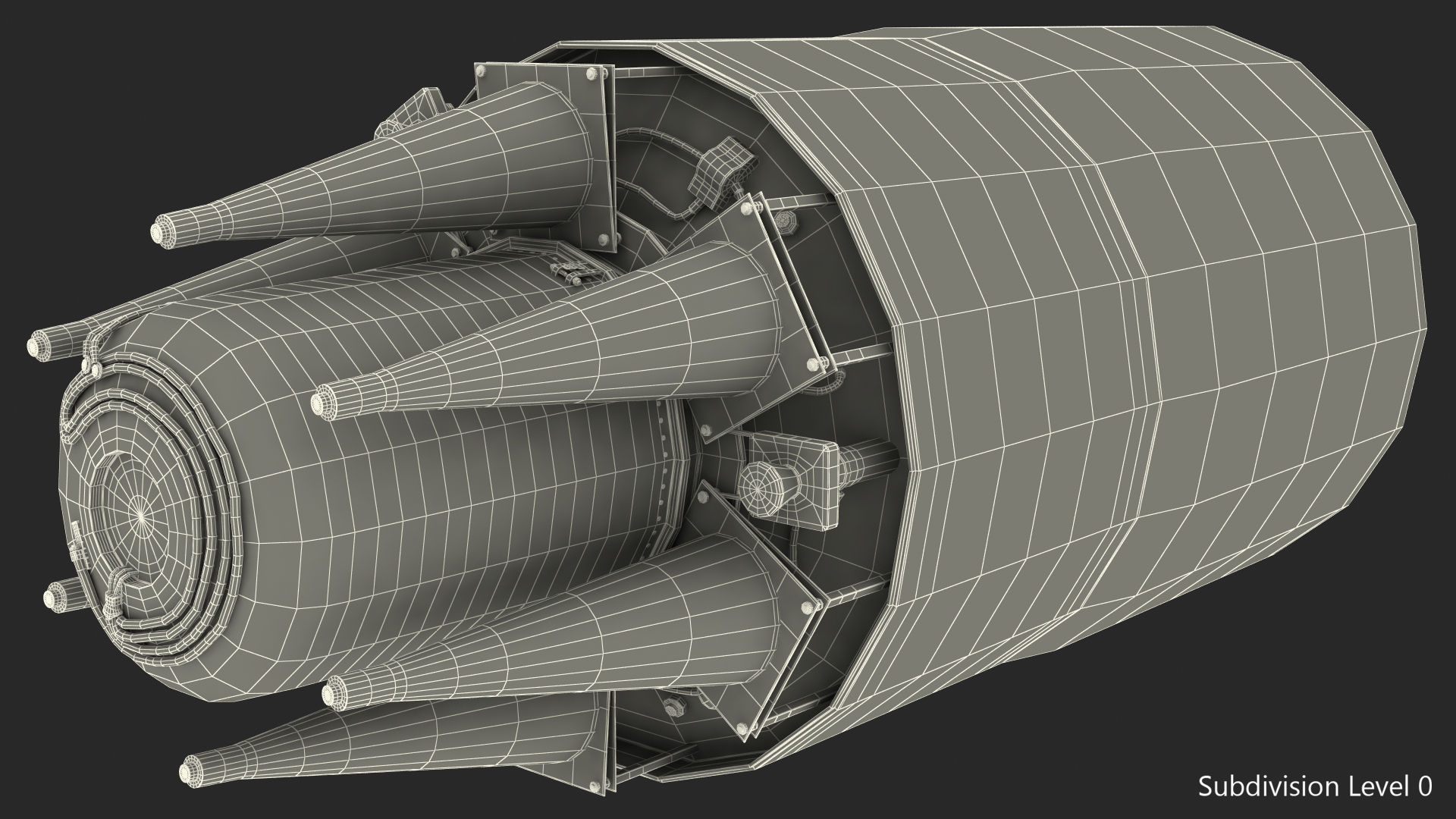 3D model Ballistic Missile Warhead