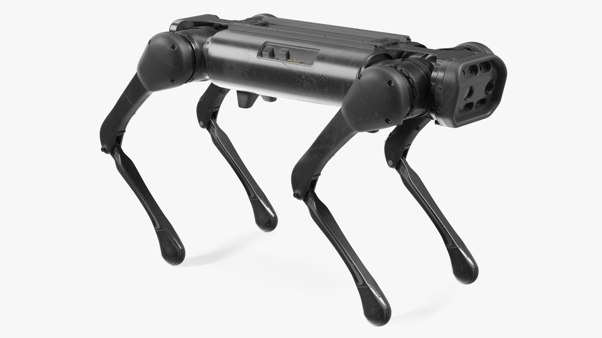 3D Dirty Aliengo Robot Dog model