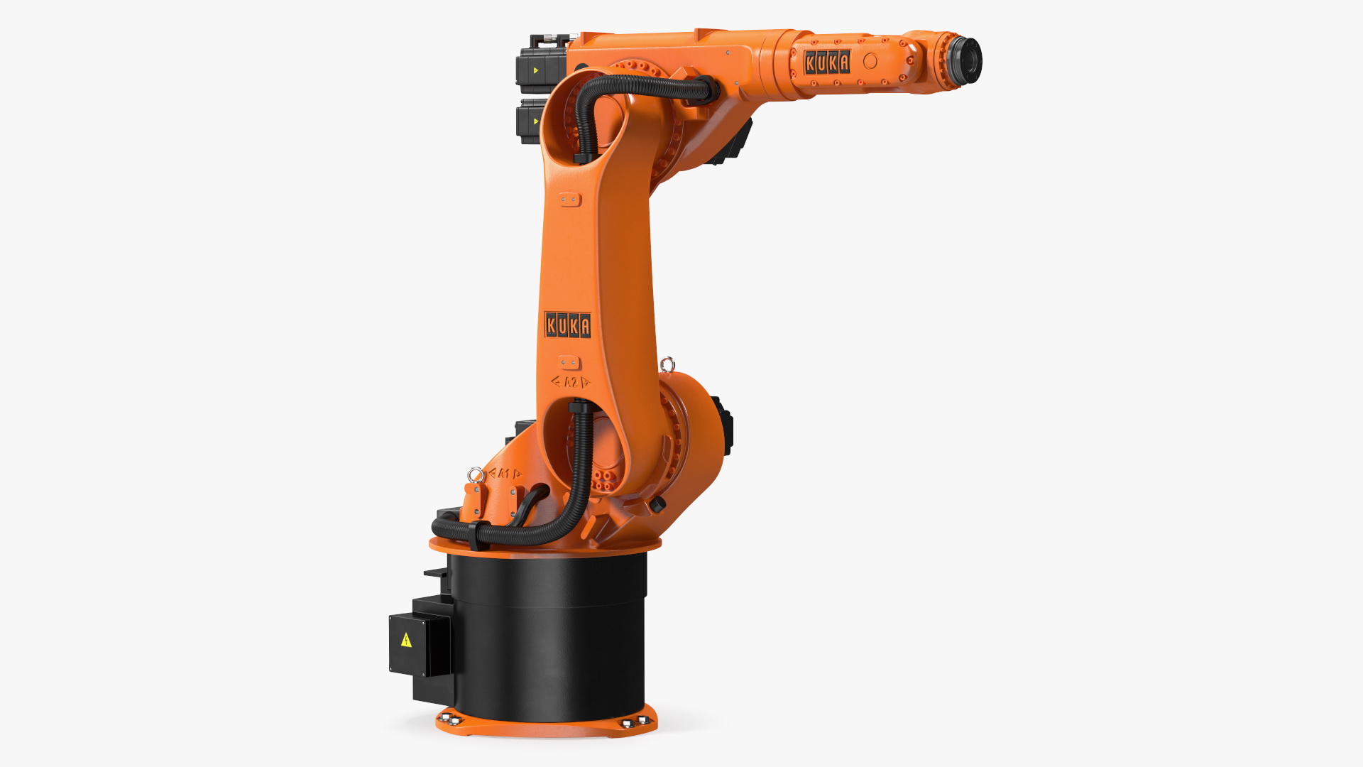 3D KUKA KR 60-3 Industrial Robot Arm model