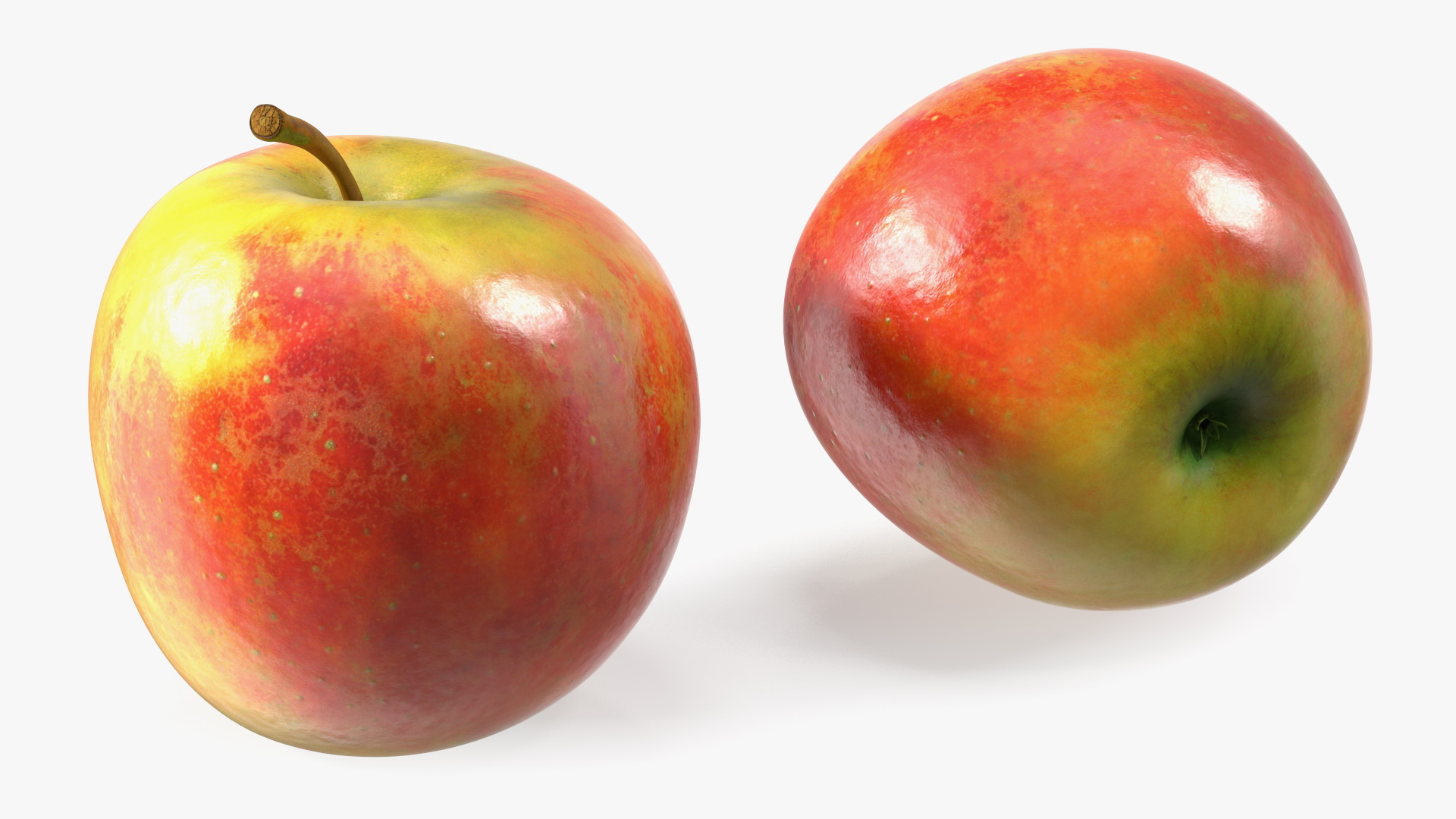 3D Realistic Apple Fruit