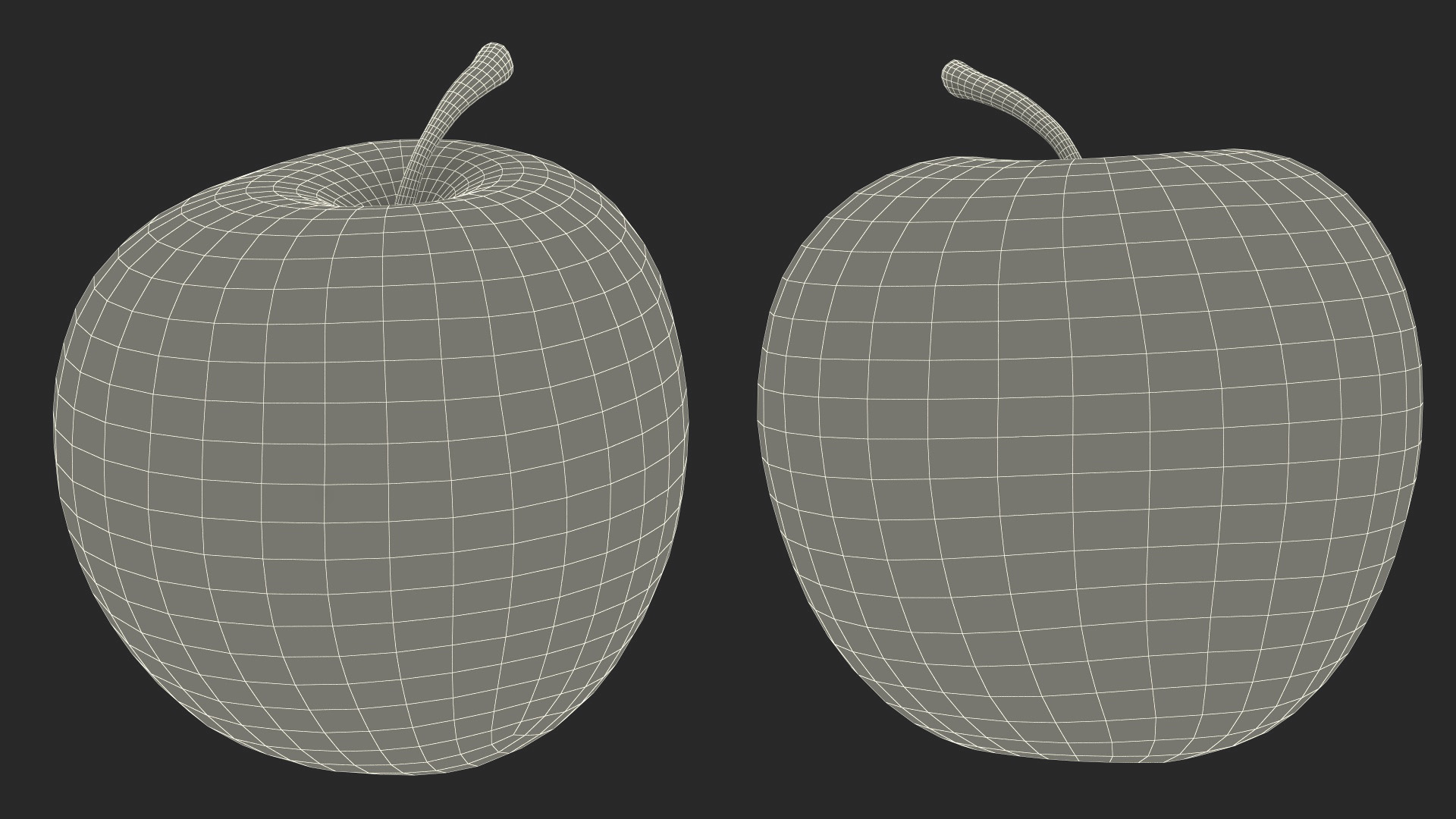 3D Realistic Apple Fruit