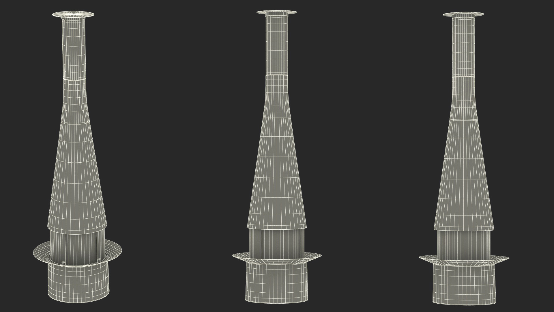 Chimney Focus Creation Empty Black 3D model