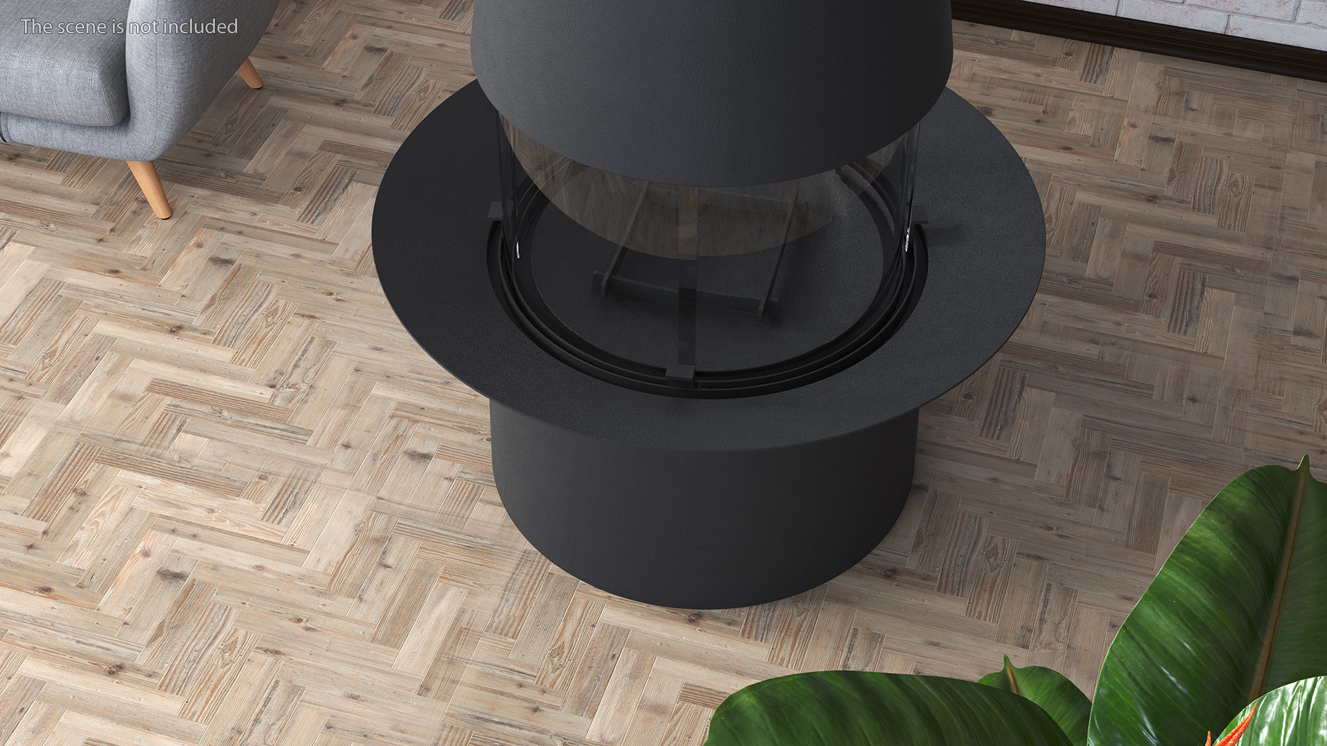 Chimney Focus Creation Empty Black 3D model