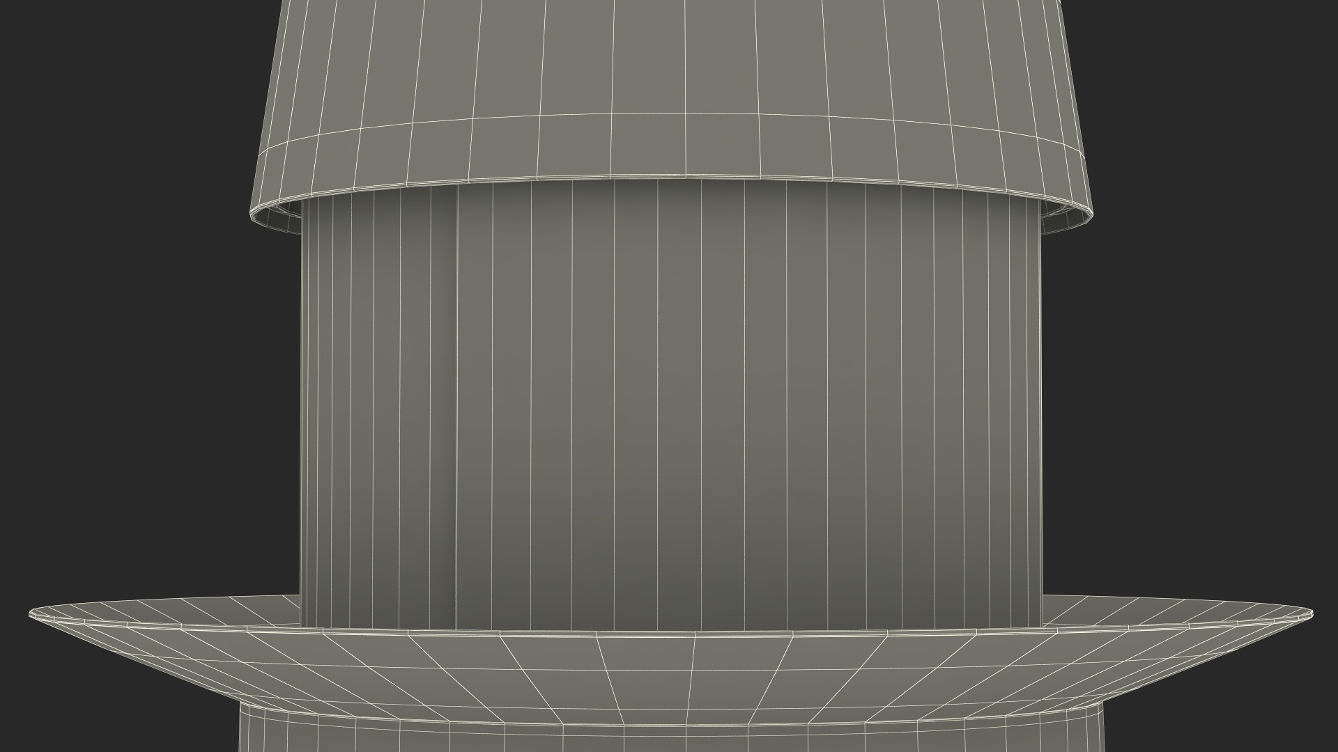 Chimney Focus Creation Empty Black 3D model