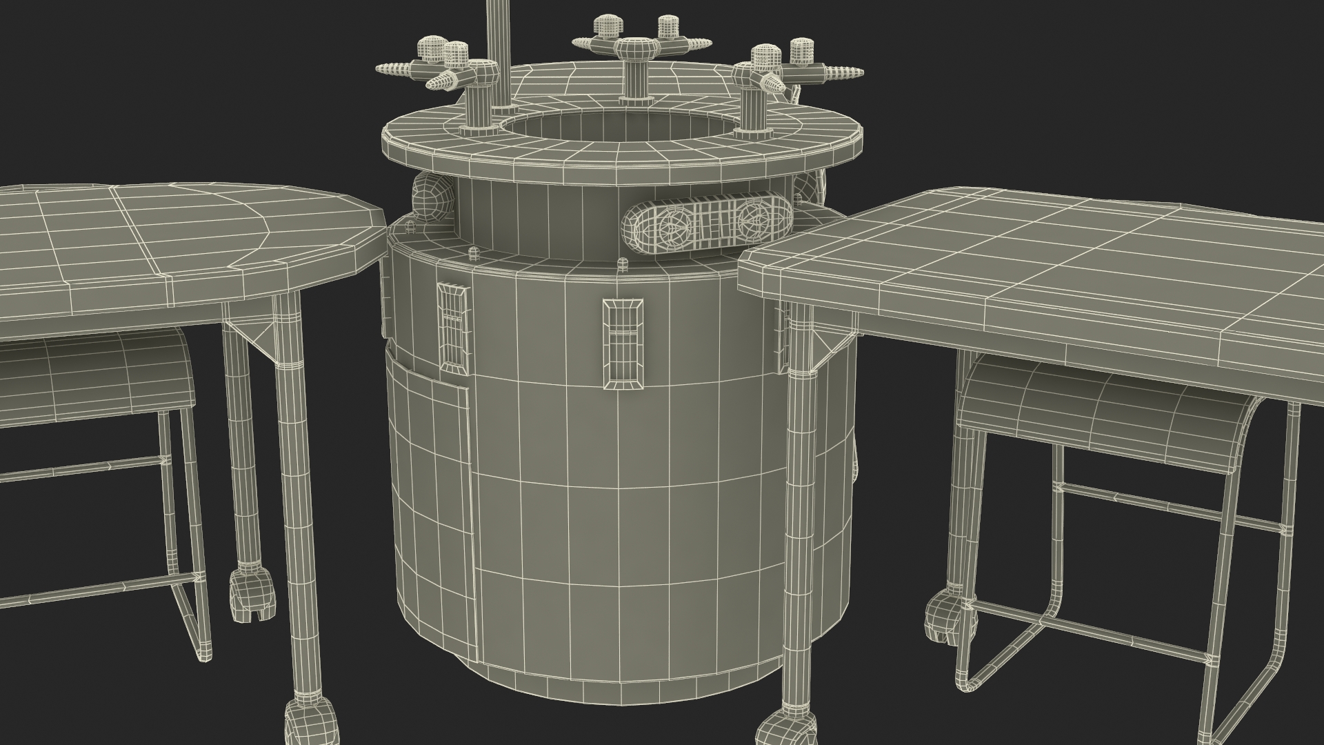 3D Modular Table Set for Chemistry Classroom